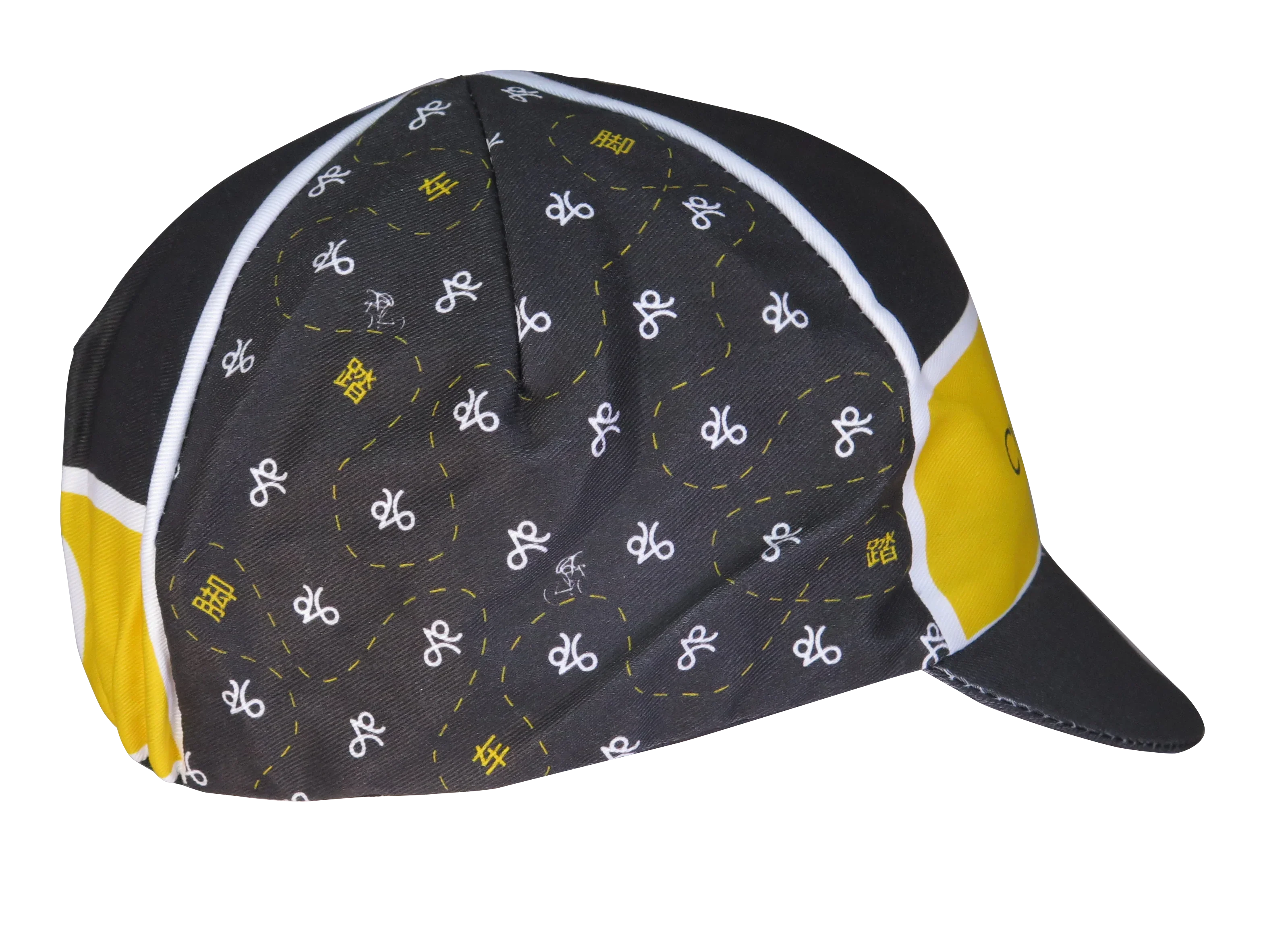 A DESIGN BY TAKACHYA | Cycling Cap - Cycle Shiok Yellow Black