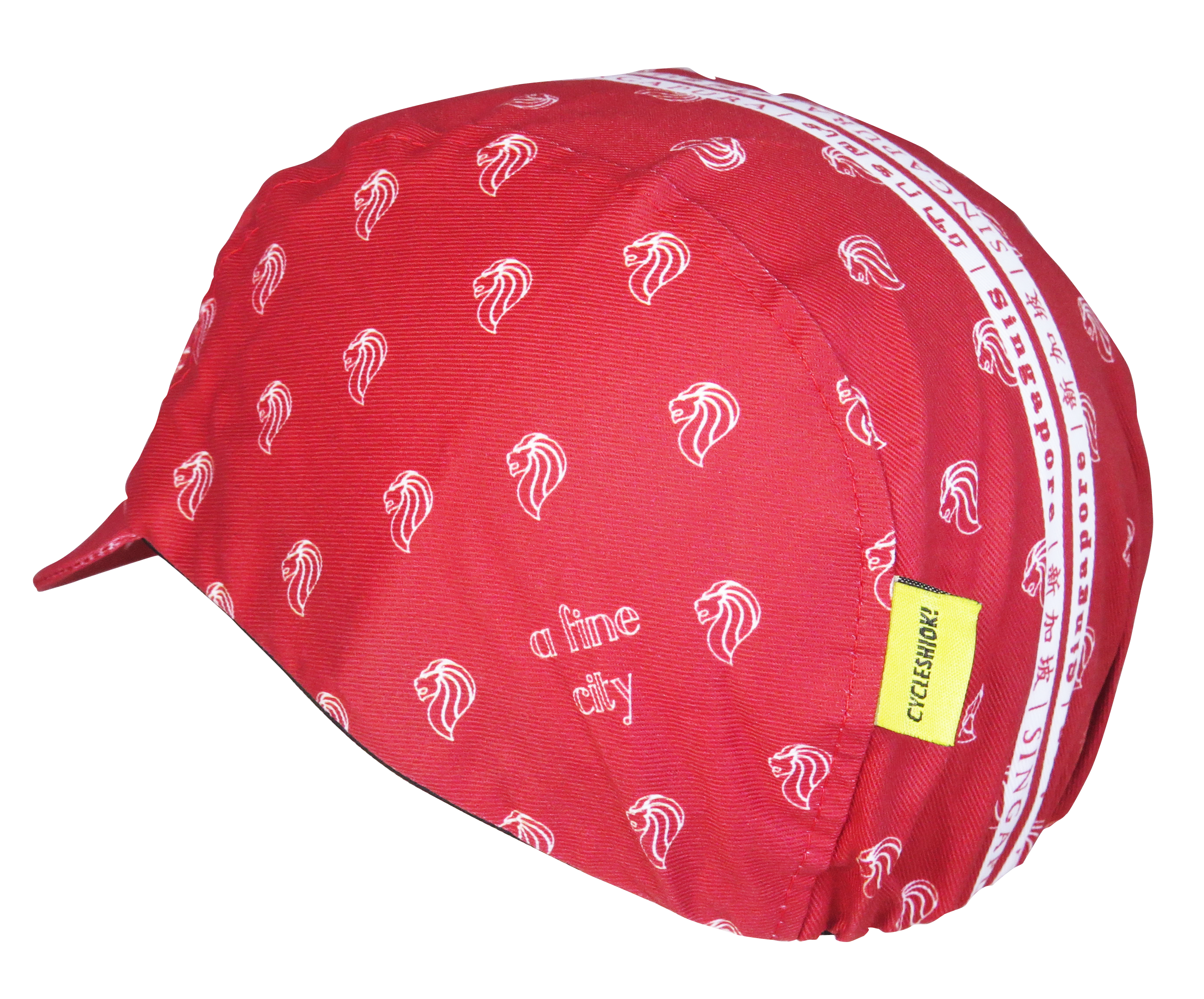 A DESIGN BY TAKACHYA | Cycling Cap - Singapura a Fine City