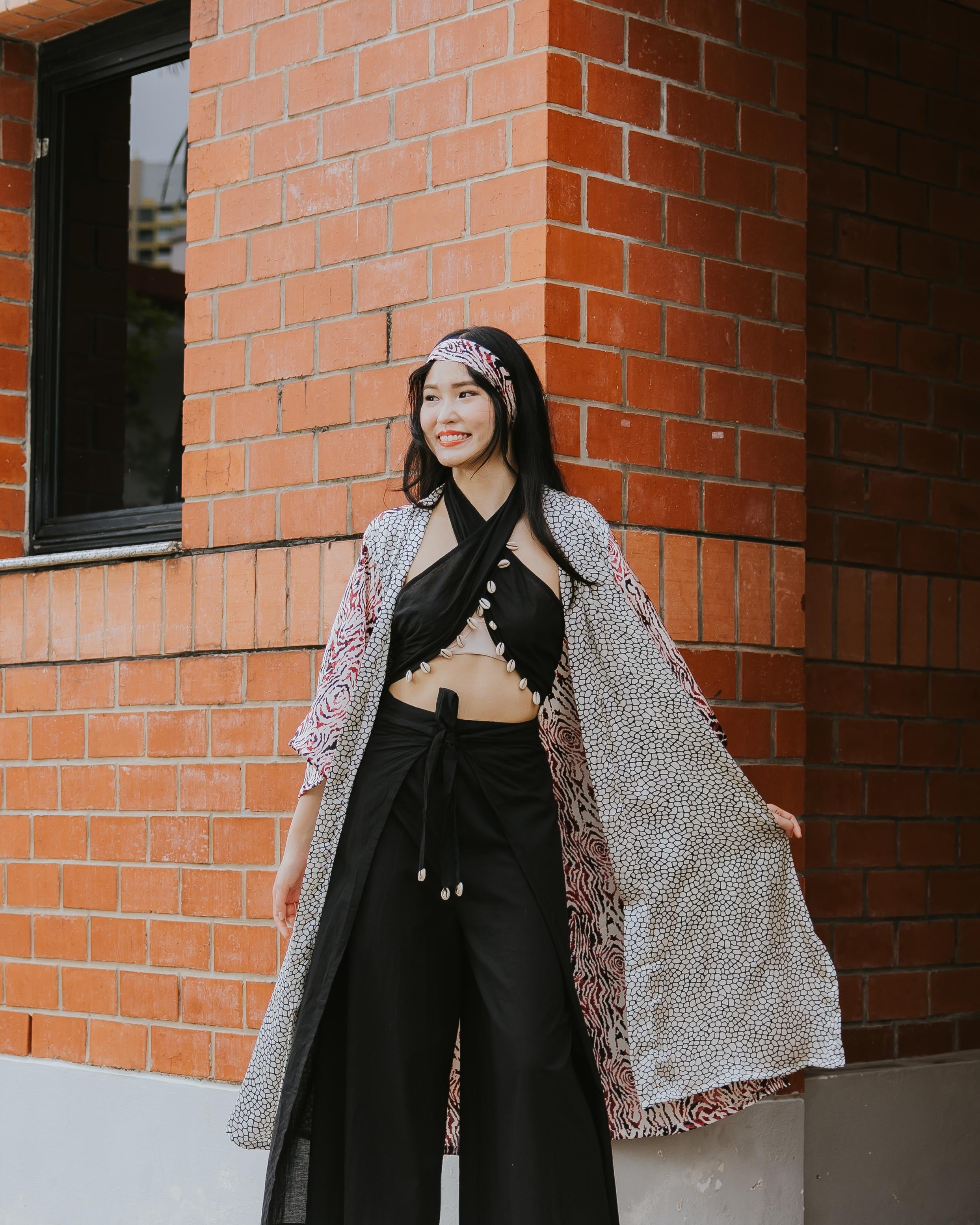 RAJA RANI | Modal Silk Long Kimono