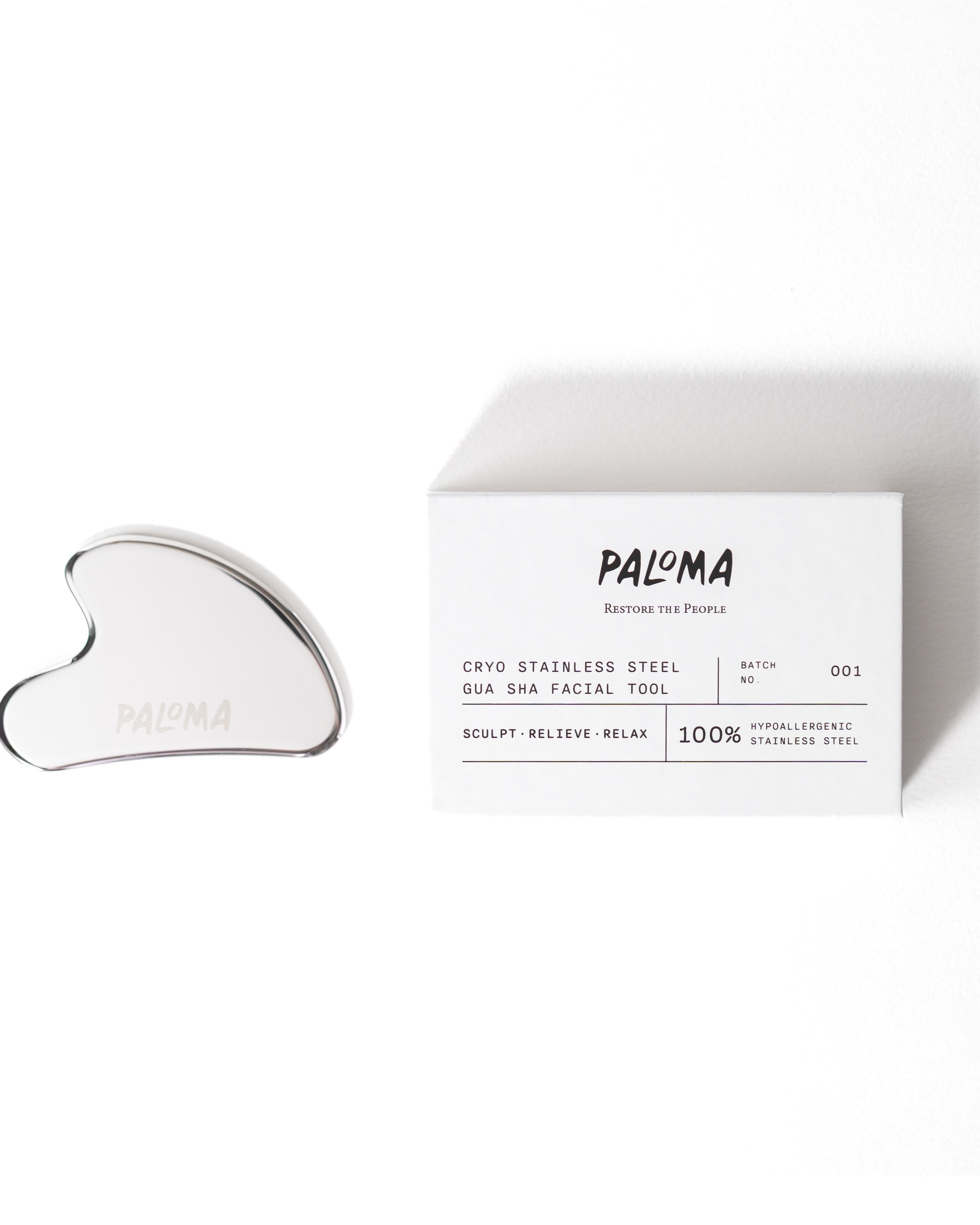 PALOMA | Cryo Stainless Steel Gua Sha