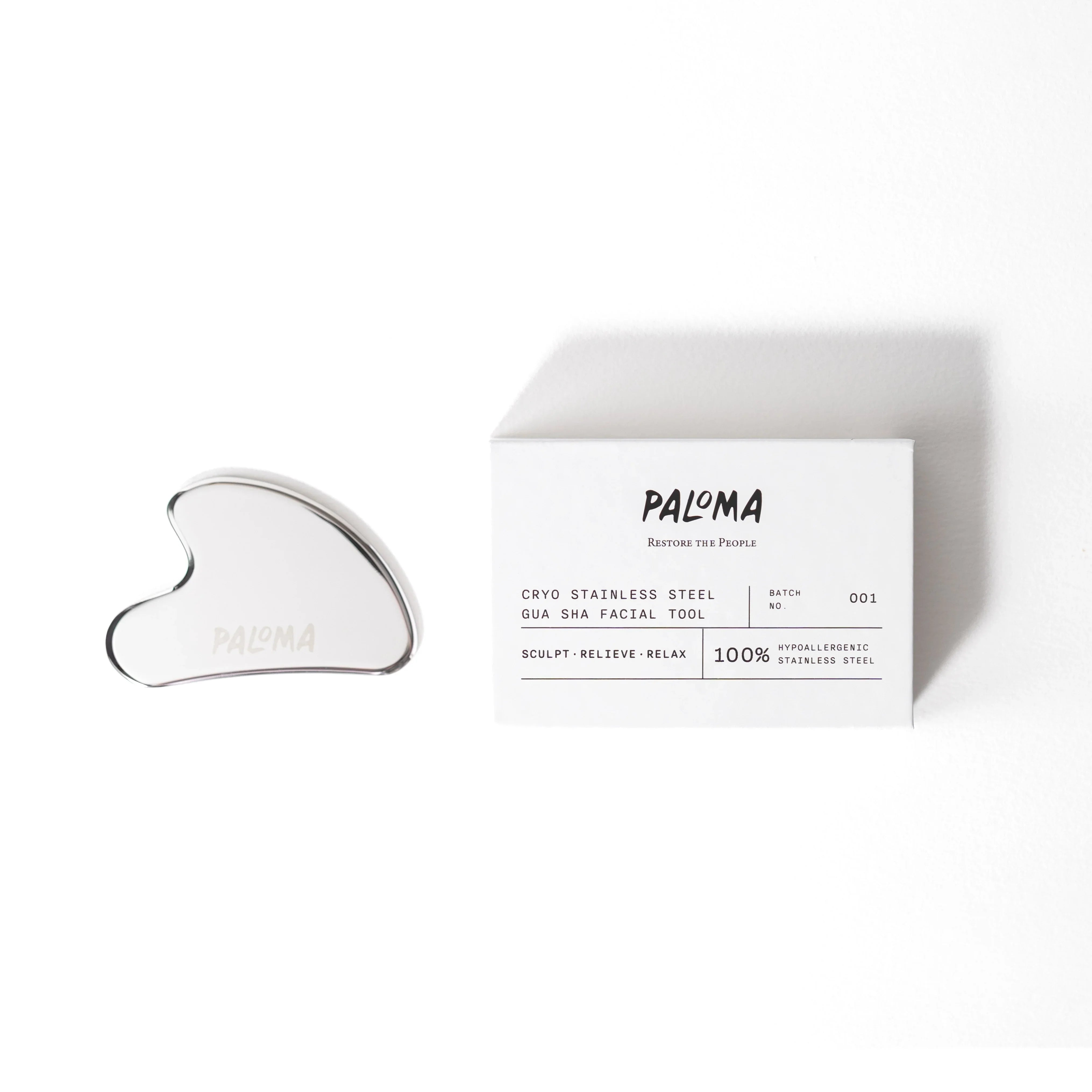 PALOMA | Cryo Stainless Steel Gua Sha