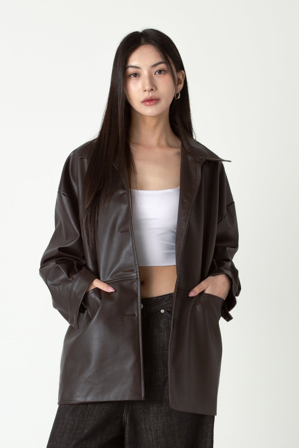 SAERO COLLECTIVE | Gajuk Oversized Jacket | Obsidian Brown