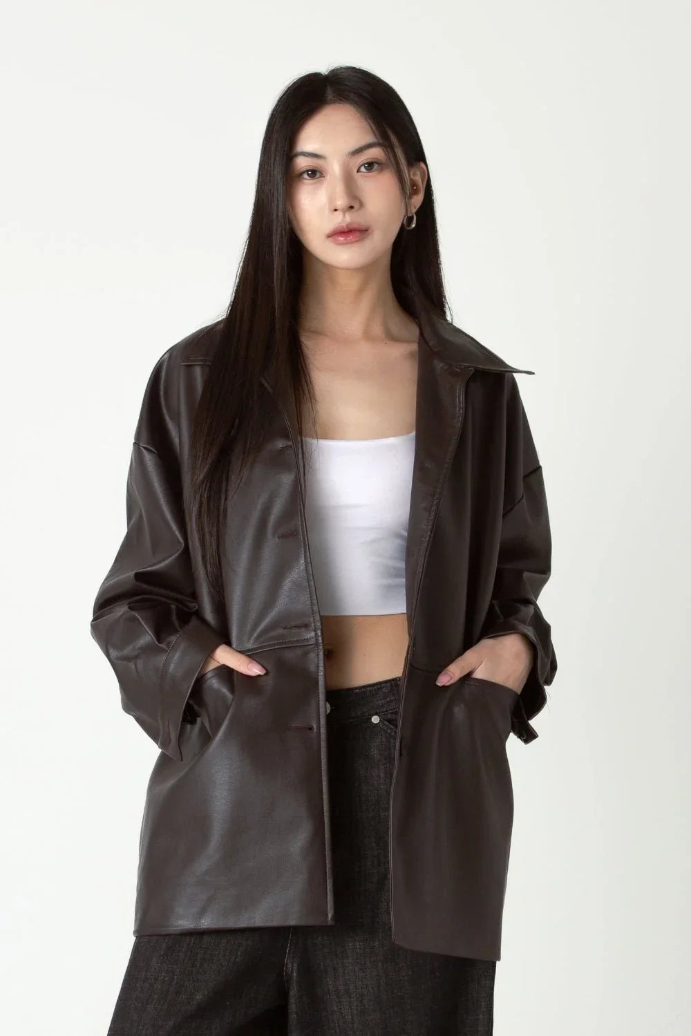 SAERO COLLECTIVE | Gajuk Oversized Jacket | Obsidian Brown