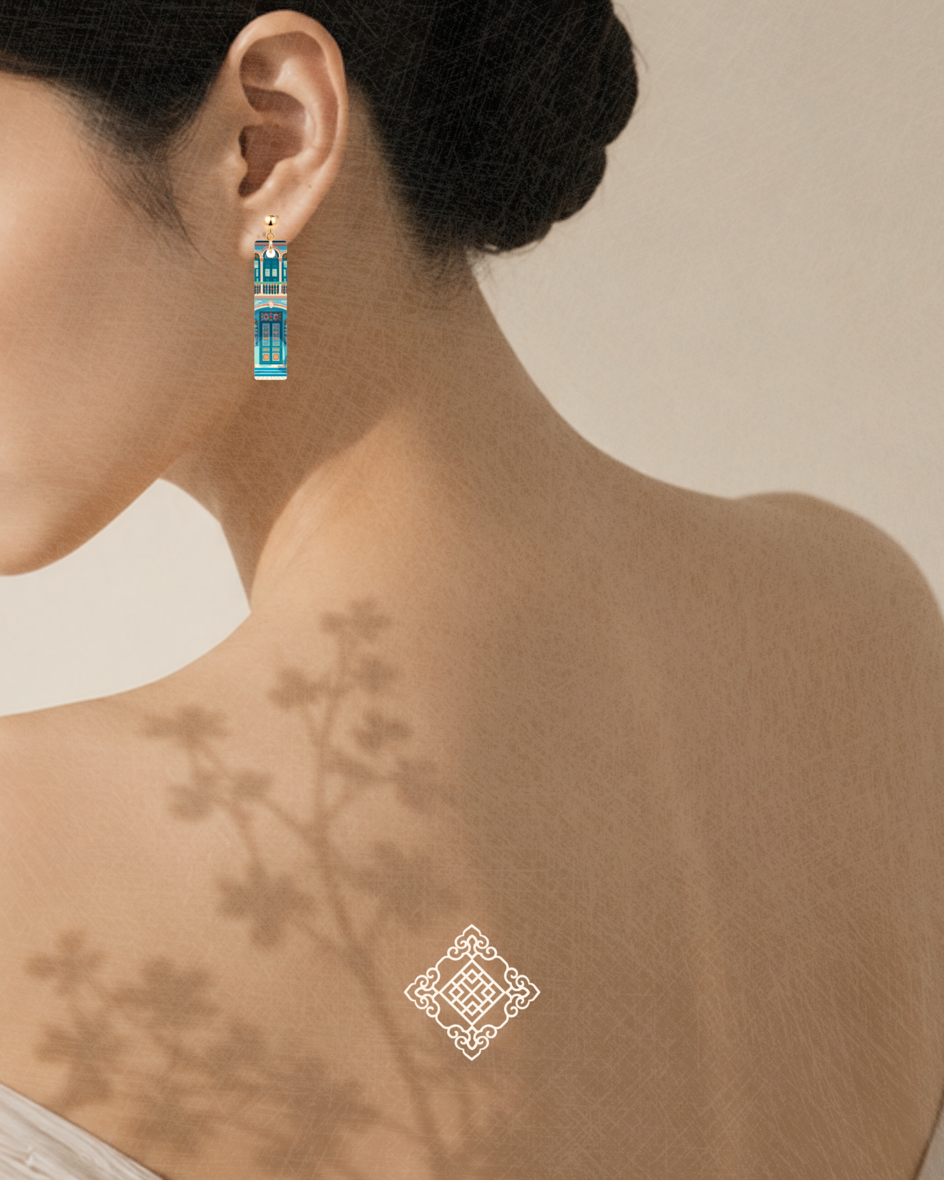 THE ANTECEDENT STORE | Joo Chiat Peranakan Shophouse Earrings