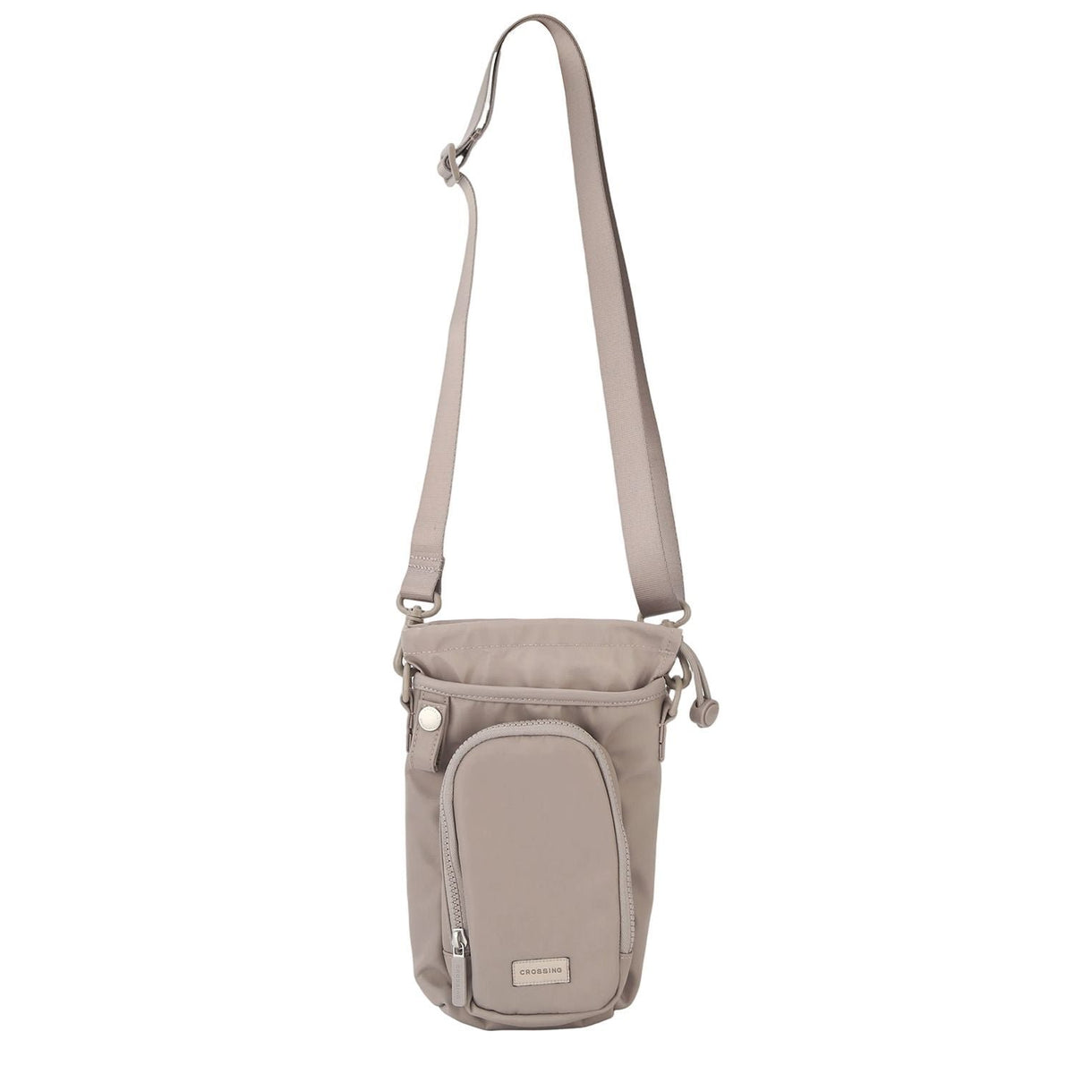 CROSSING | Water Bottle Crossbody Bag With Front Pocket 2L V2 | Black