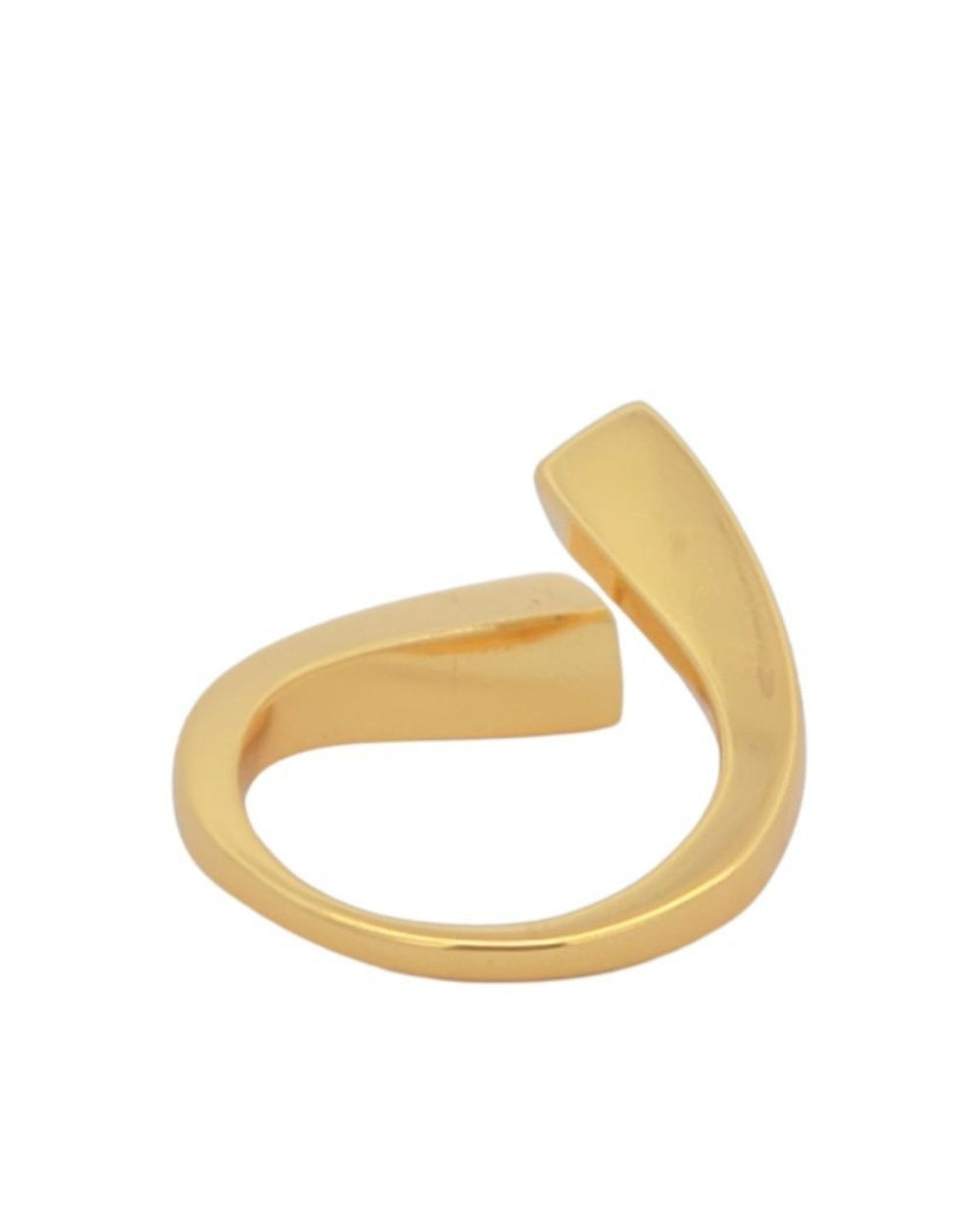 CREATIVE JEWELLERY STUDIO | Gold Plated Silver Edgy Ring by Glow ByM