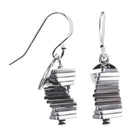 MARILYN TAN JEWELLERY | Electric Kinetic Hematite Hook Earrings