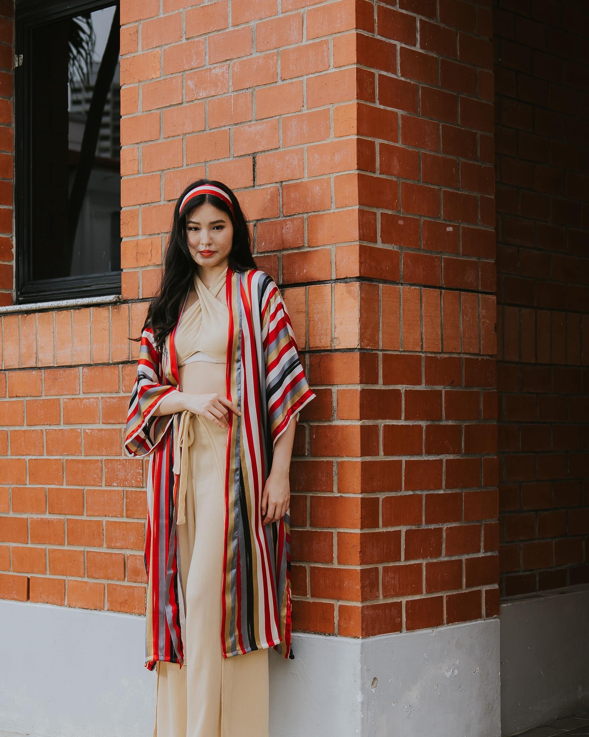 RAJA RANI | Modal Silk Long Kimono