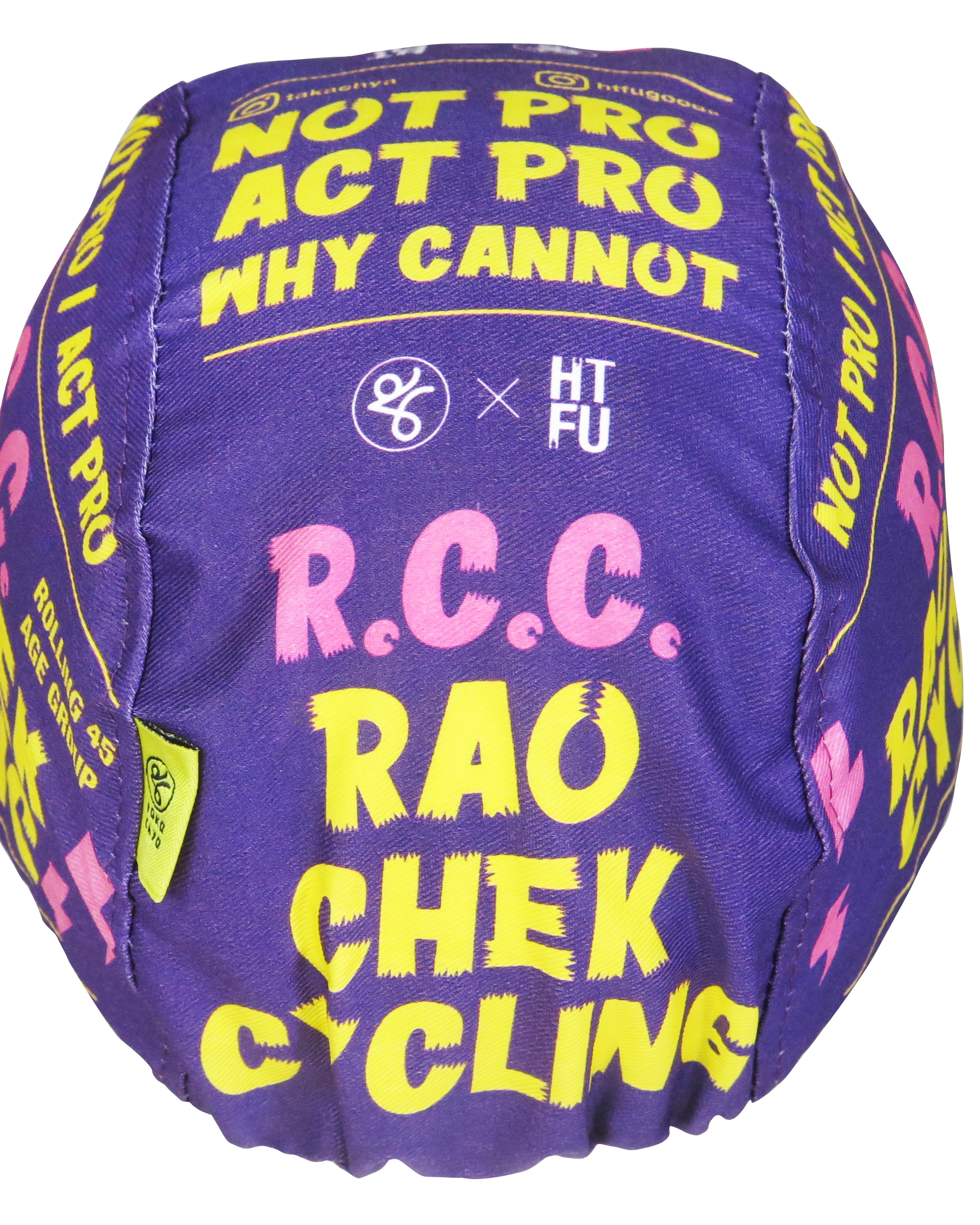 A DESIGN BY TAKACHYA | TKC X HTFU - RAO CHEK CYCLING | YELLOW, PURPLE, RED