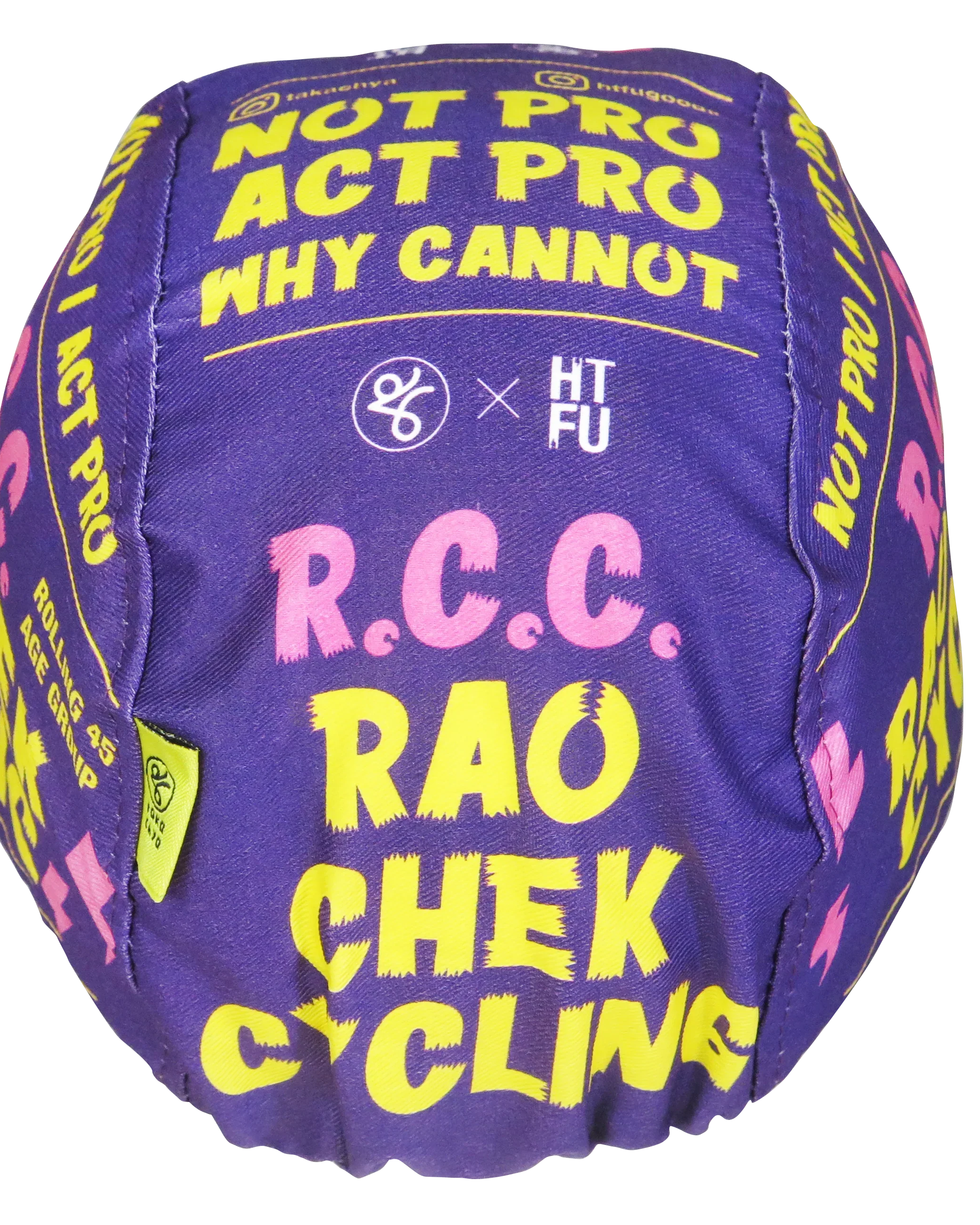 A DESIGN BY TAKACHYA | TKC X HTFU - RAO CHEK CYCLING | YELLOW, PURPLE, RED