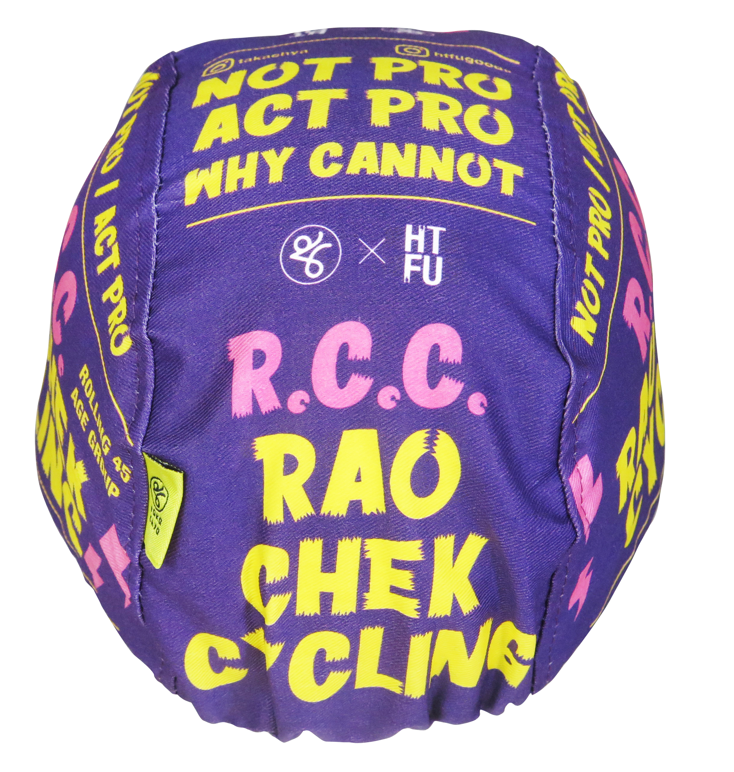 A DESIGN BY TAKACHYA | TKC X HTFU - RAO CHEK CYCLING | YELLOW, PURPLE, RED