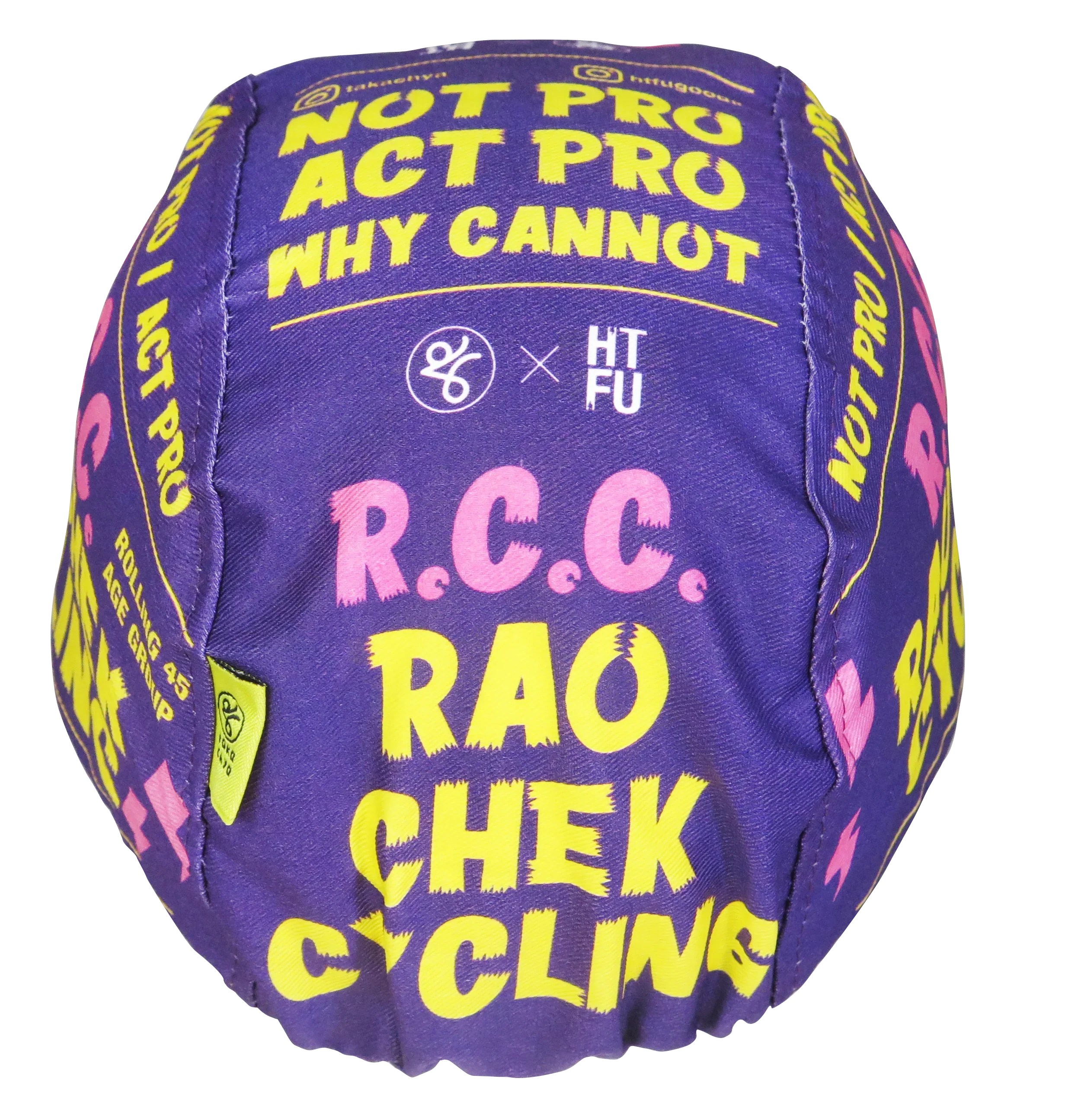 A DESIGN BY TAKACHYA | TKC X HTFU - RAO CHEK CYCLING | YELLOW, PURPLE, RED