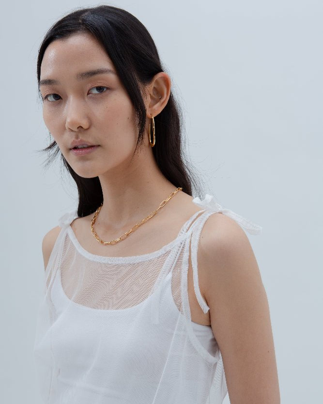 SAERO COLLECTIVE | Hayan Link Necklace | Gold