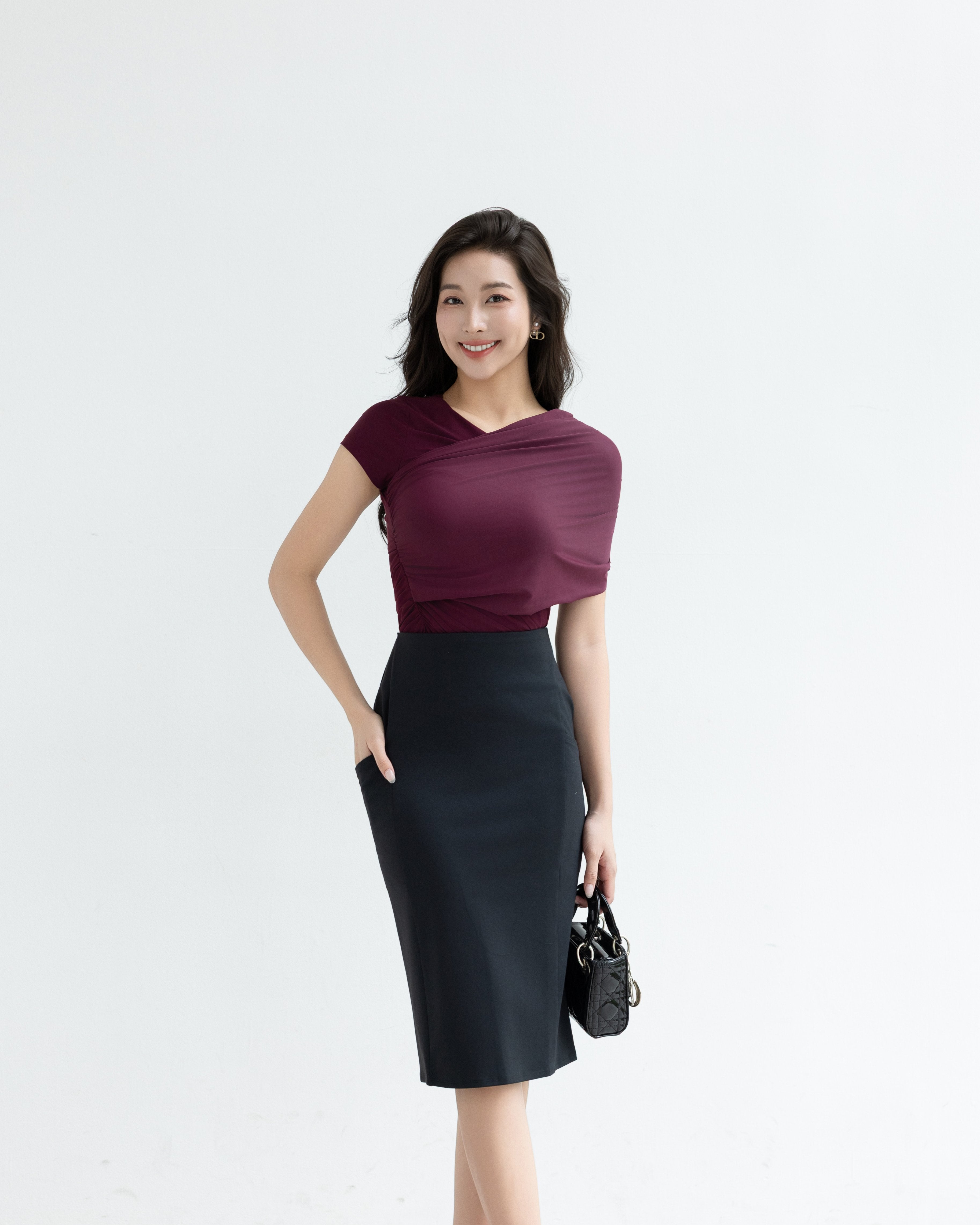 AS INTENDED | MAVE Pencil Skirt | Black