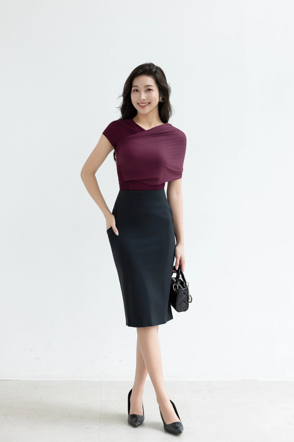 AS INTENDED | MAVE Pencil Skirt | Black