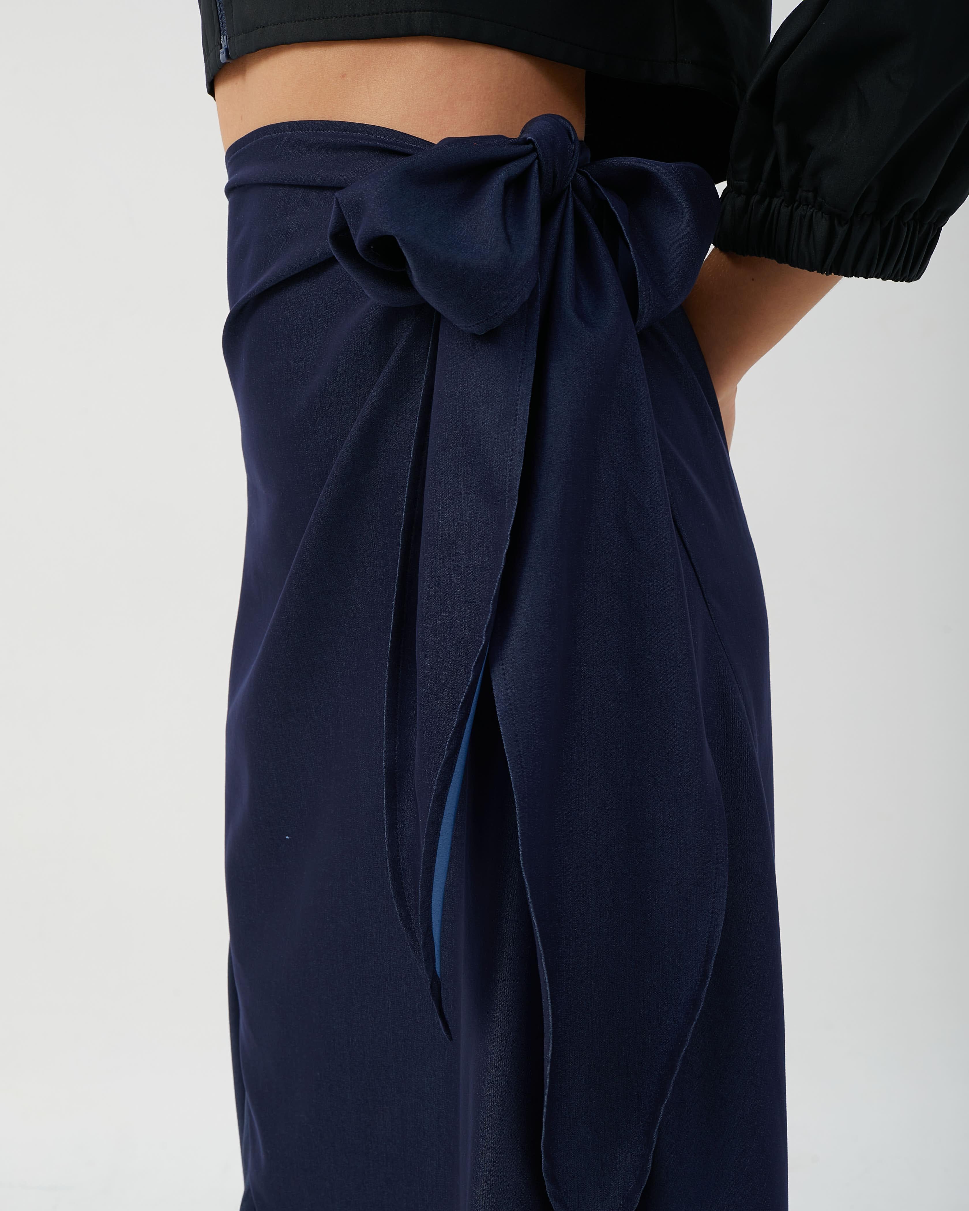 CAELI ECO LUXE | Side Tie Wrap Skirt