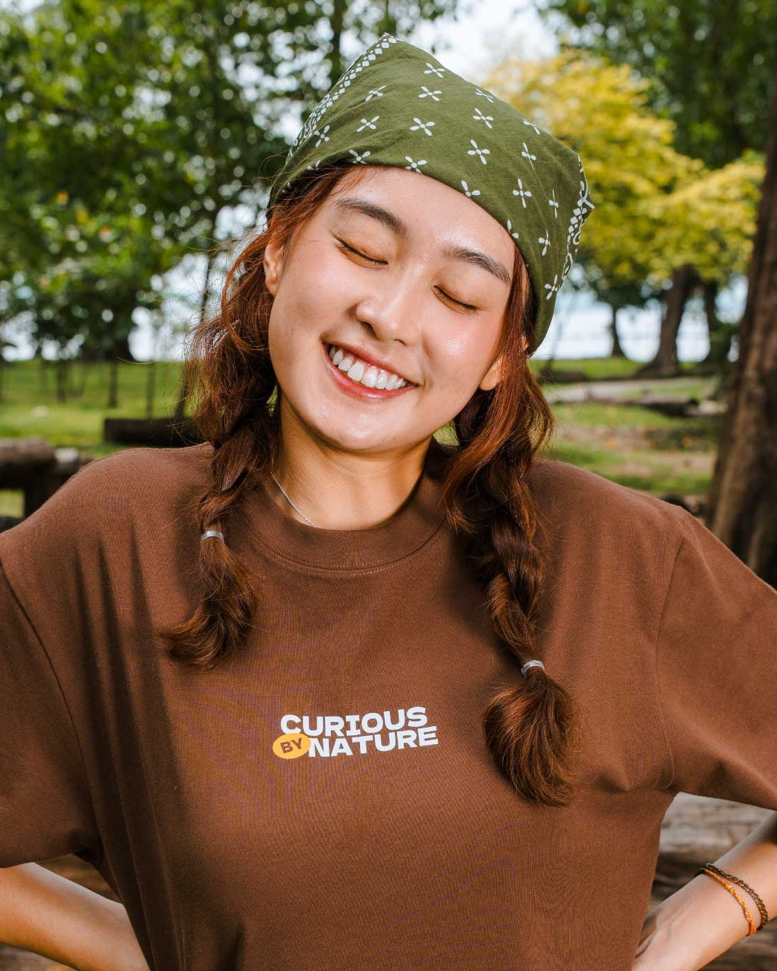 TALKING TOES | Curious by Nature Oversized Tee | Cocoa