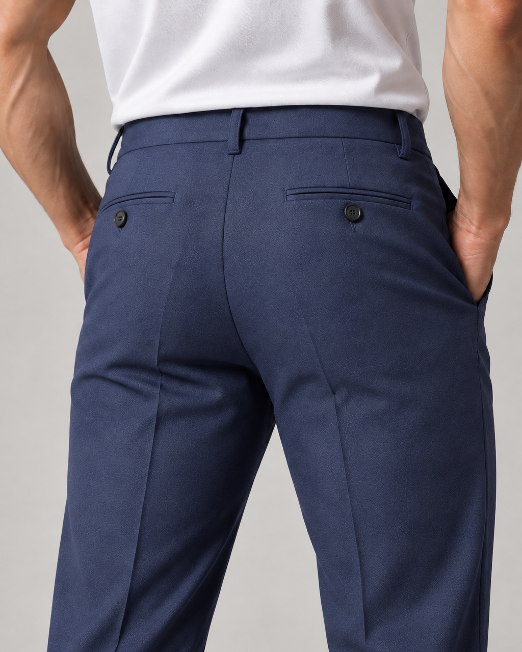 WRLD | Quintessential Trousers | BLUE