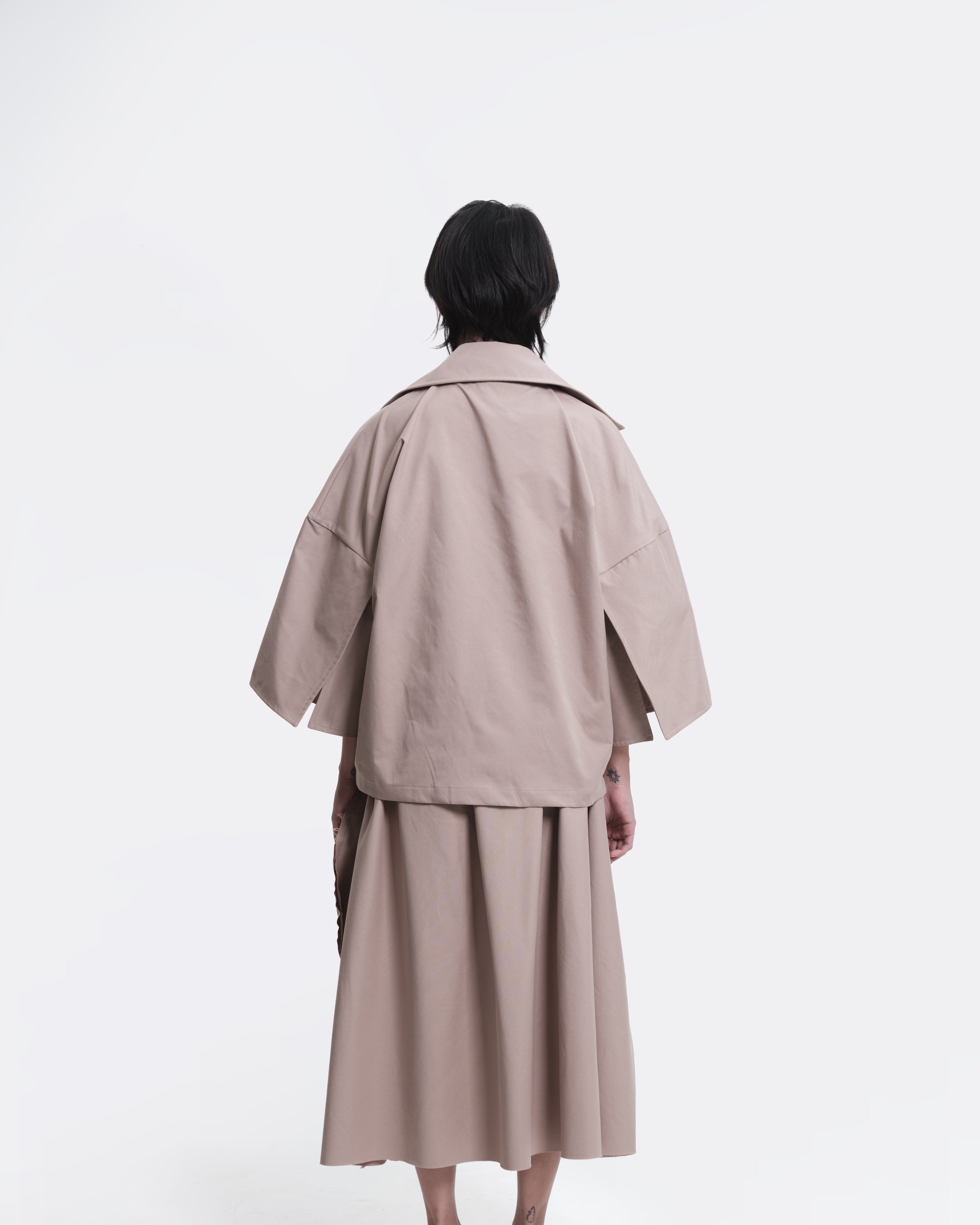 AESTHETIC PLEASURE | Semi Skirt Beige