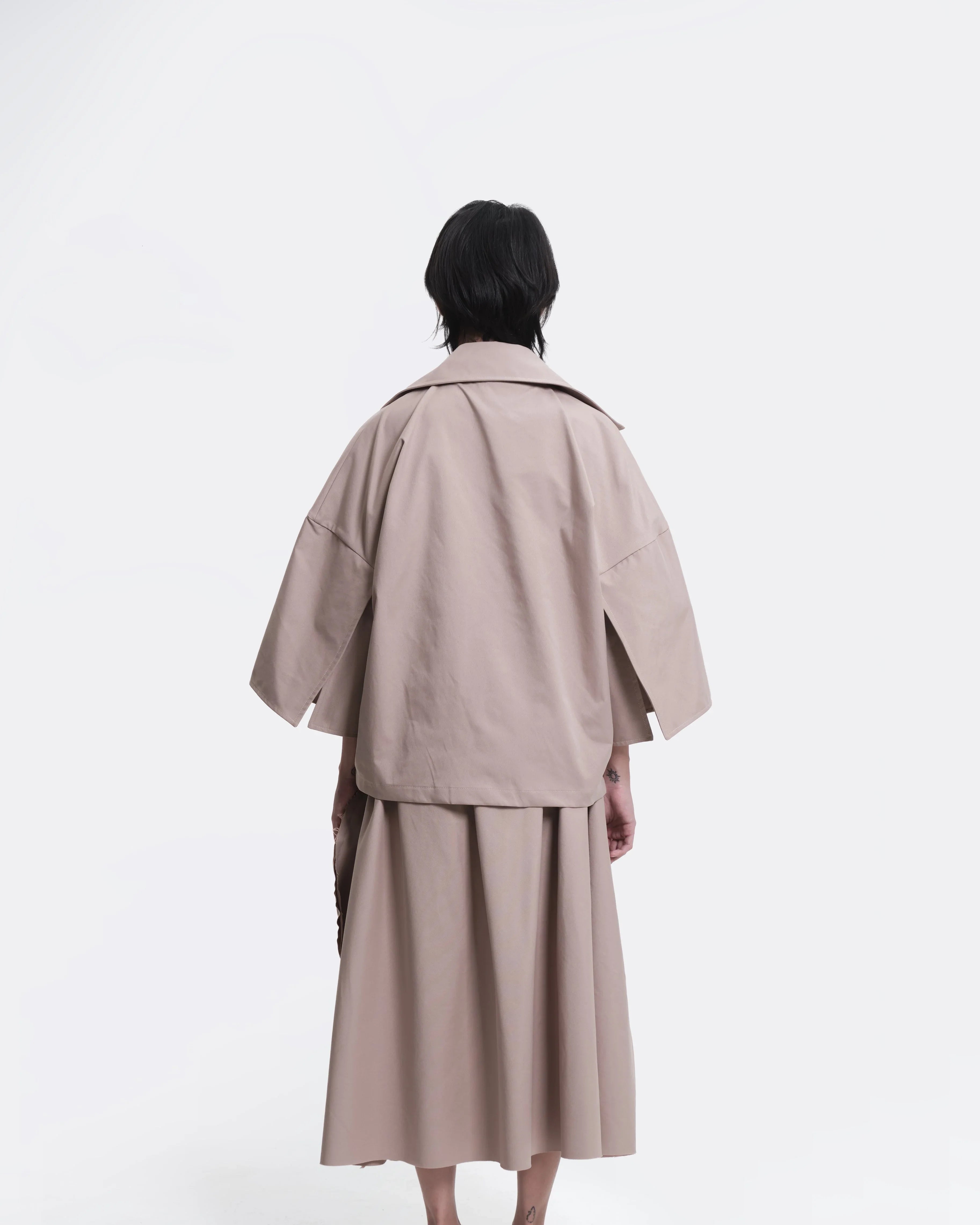 AESTHETIC PLEASURE | Semi Skirt Beige