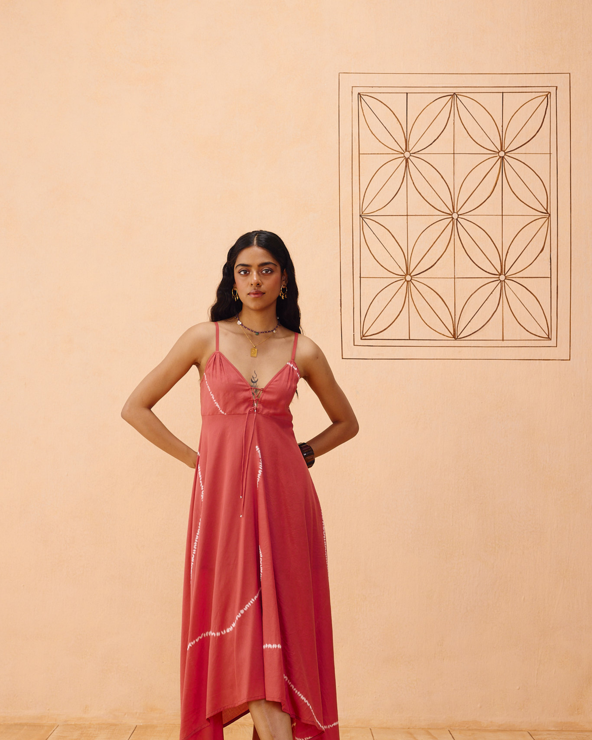 SUI | Rosy Sea Lyocell Dress