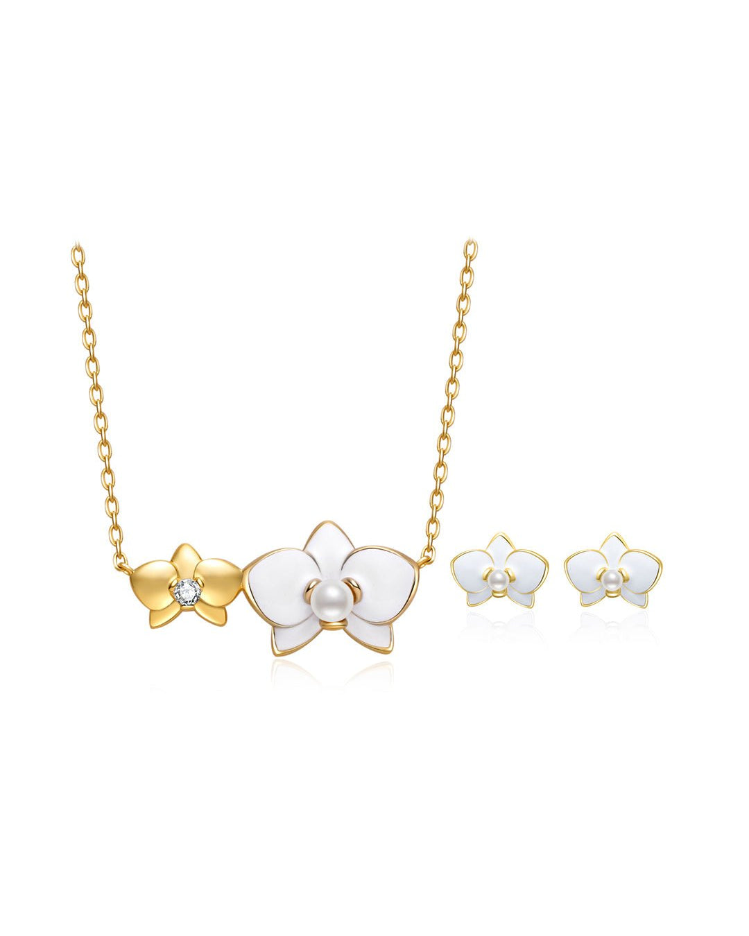 PEARLY LUSTRE | Top Grade Freshwater Pearl Set WS00121 | ORCHID