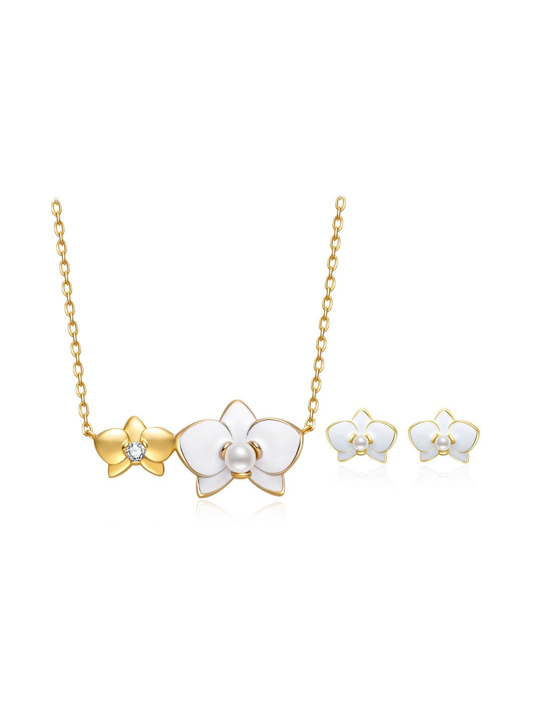 PEARLY LUSTRE | Top Grade Freshwater Pearl Set WS00121 | ORCHID