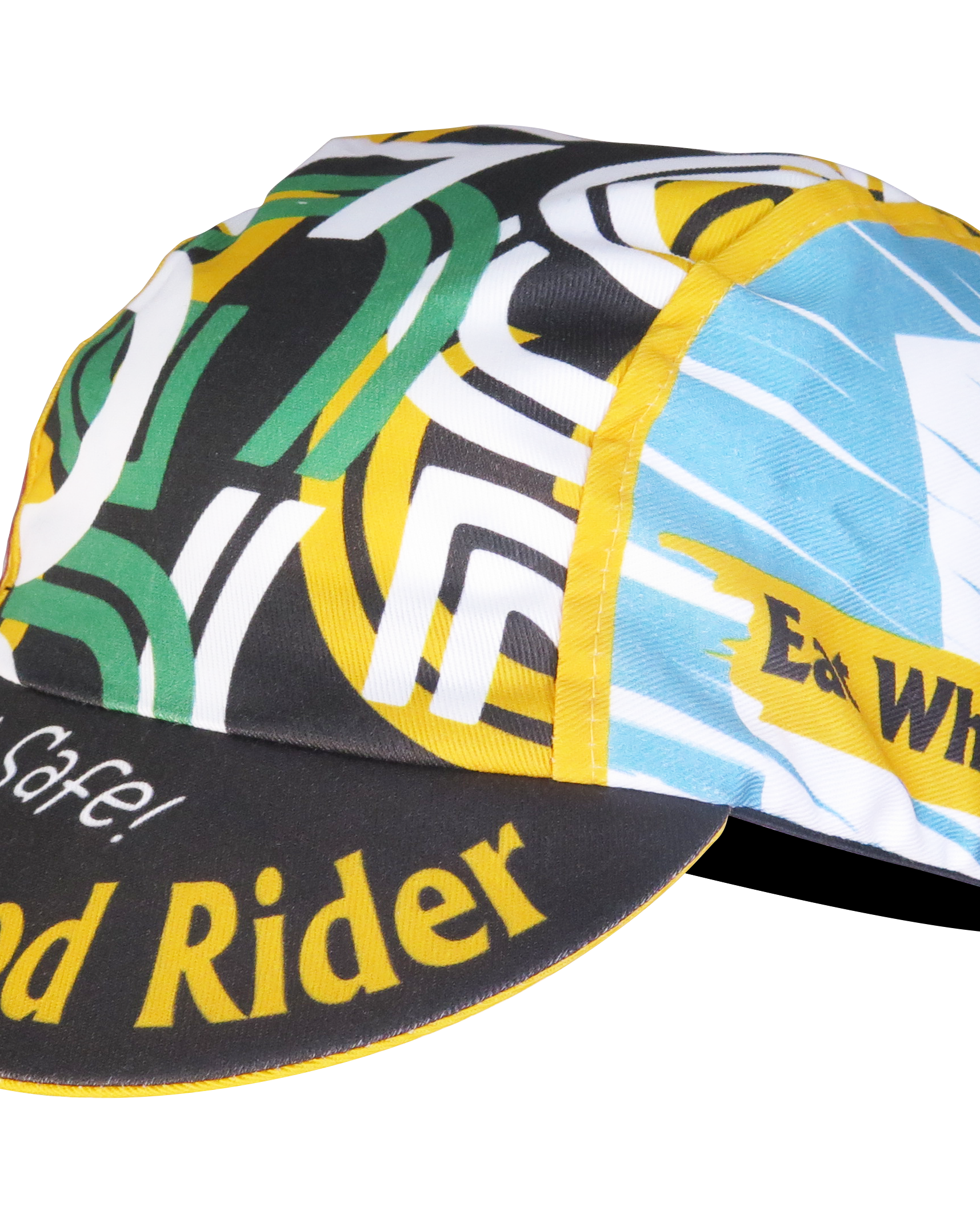 A DESIGN BY TAKACHYA | Cycling Cap - I Am Fast Food Rider (Color)