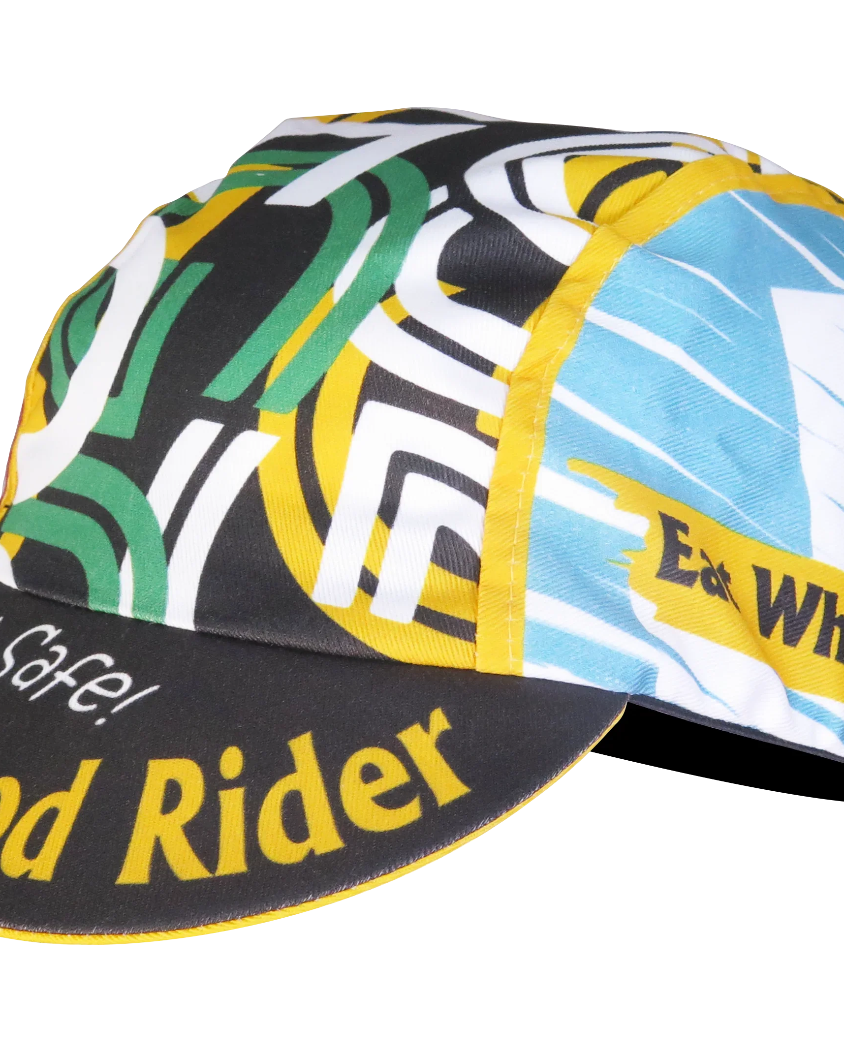 A DESIGN BY TAKACHYA | Cycling Cap - I Am Fast Food Rider (Color)