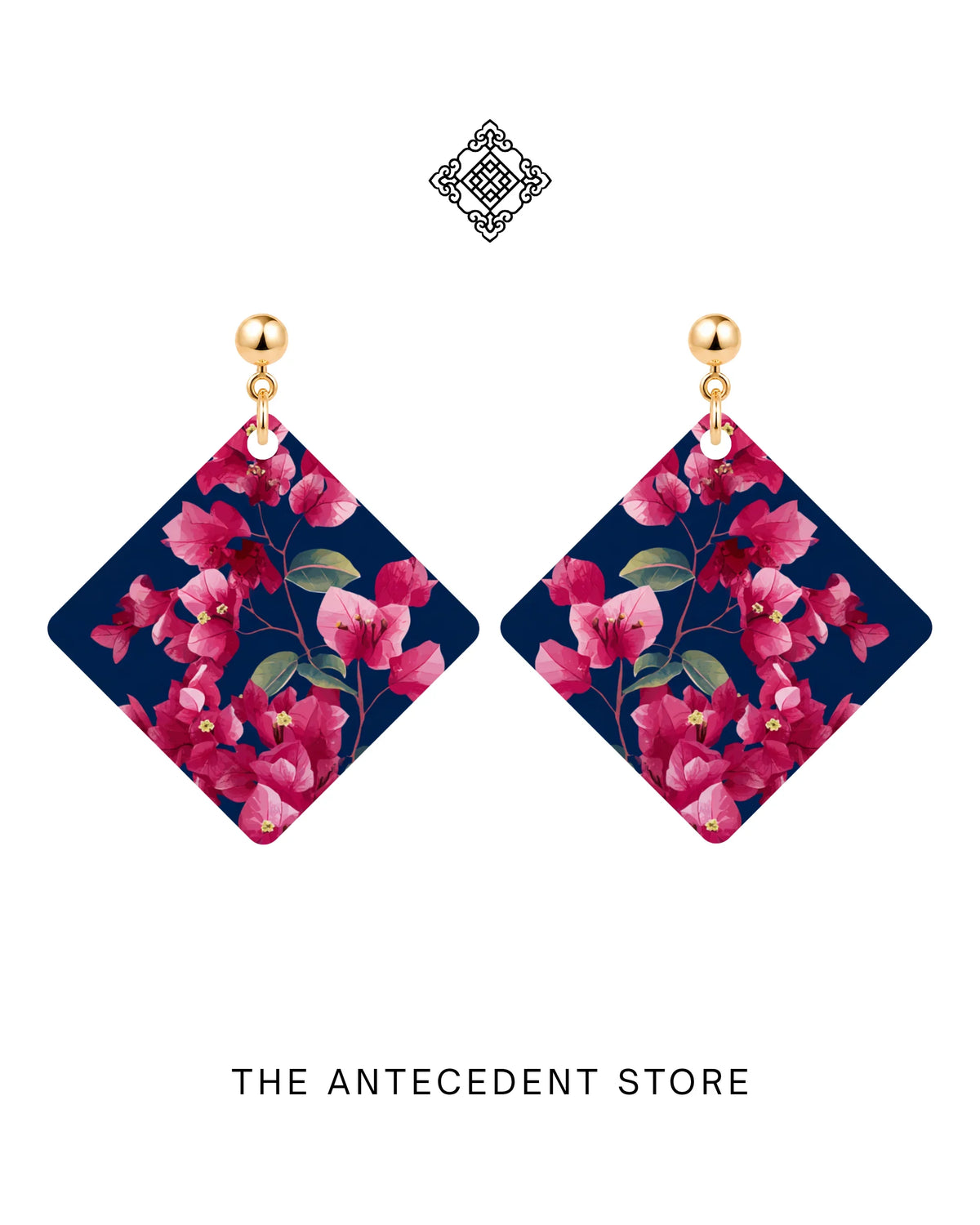 THE ANTECEDENT STORE | Bougainvillea Earrings In Blue