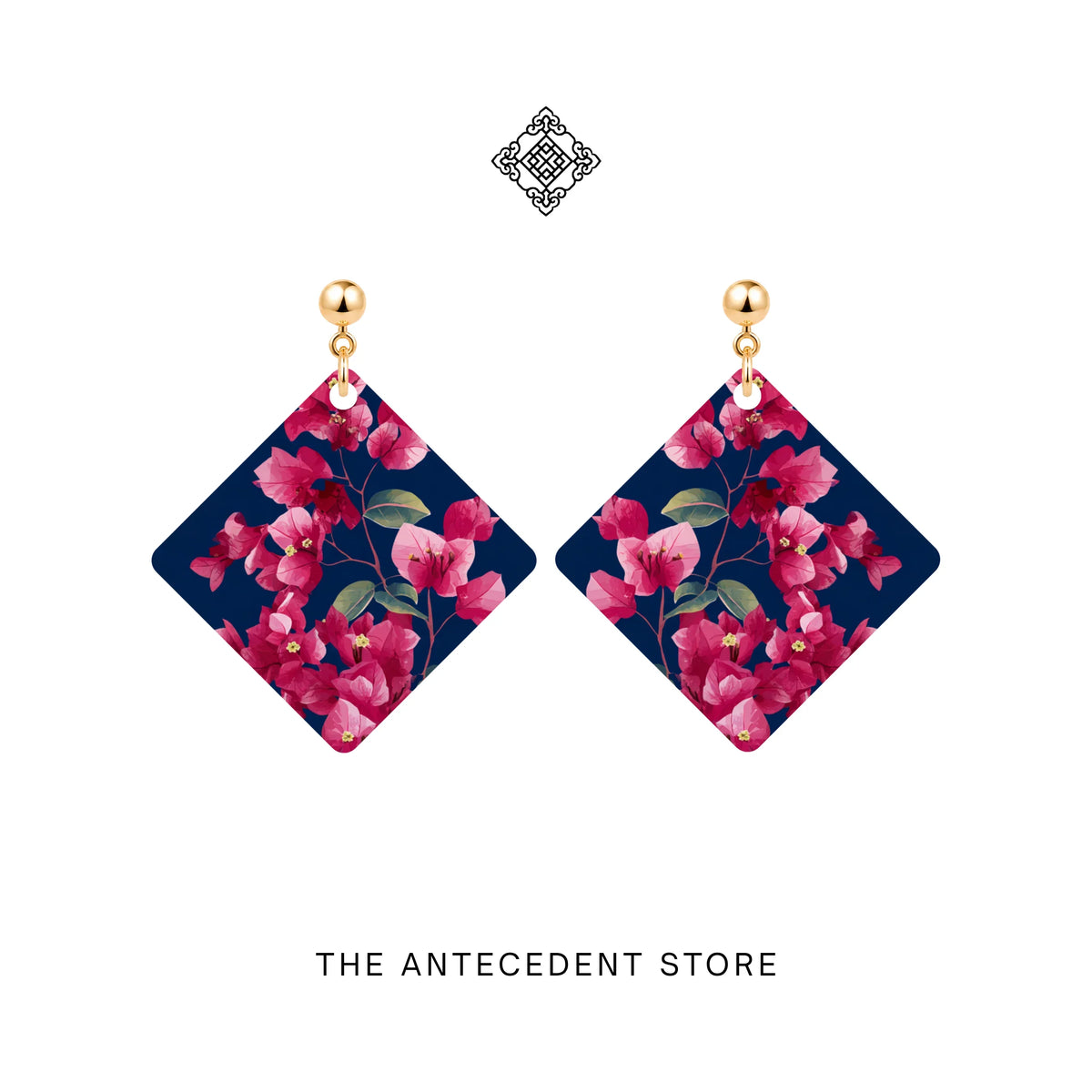 THE ANTECEDENT STORE | Bougainvillea Earrings In Blue
