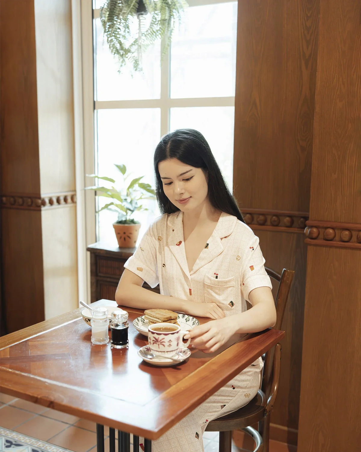 SELENIGHTCO | Signature Pants Set | Kopitiam Blush