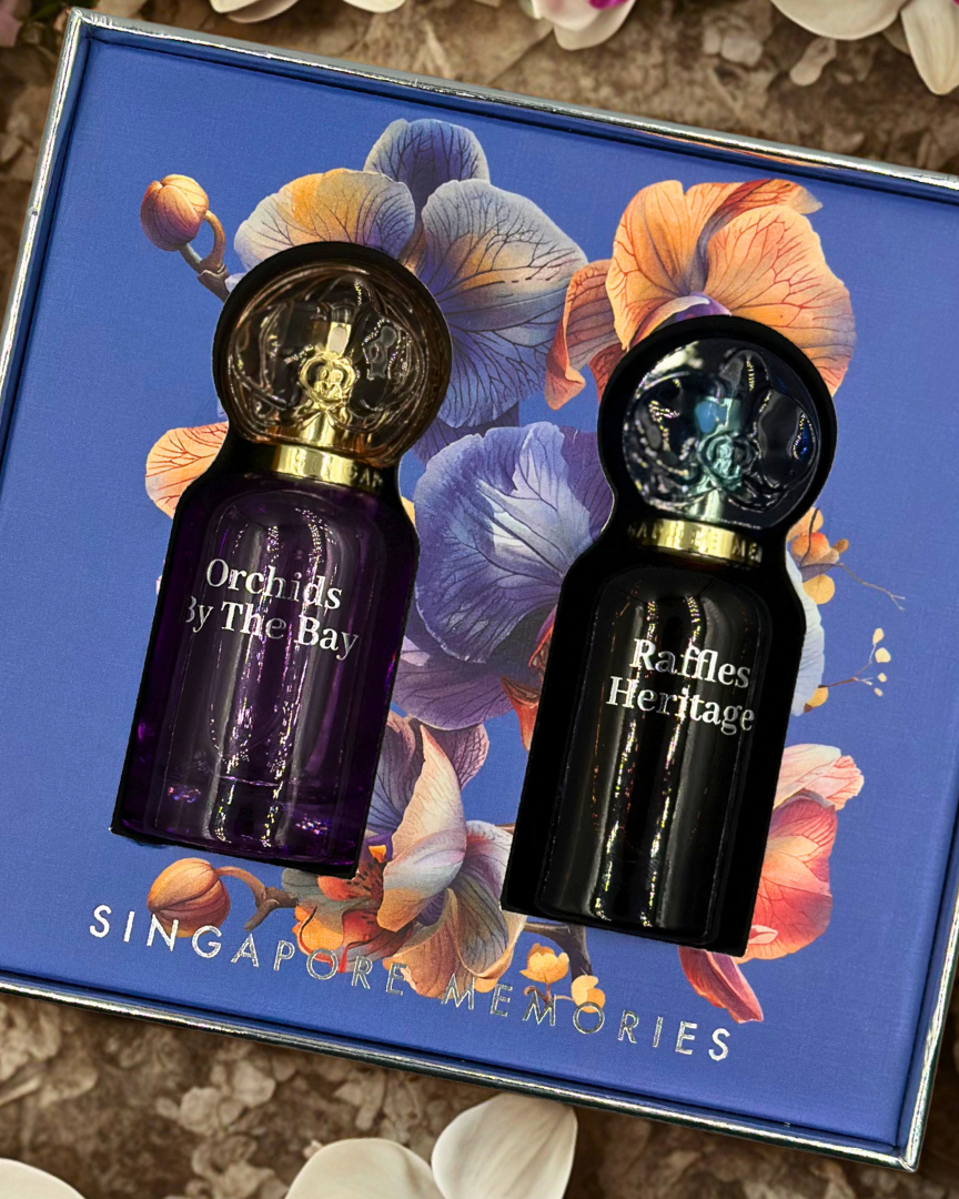 SINGAPORE MEMORIES | Orchids By The Bay + Raffles Heritage (20ml each)