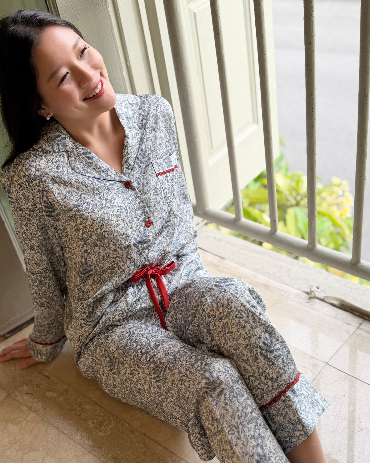 BELLS & BIRDS | Toile Rouge PJ Pants Set