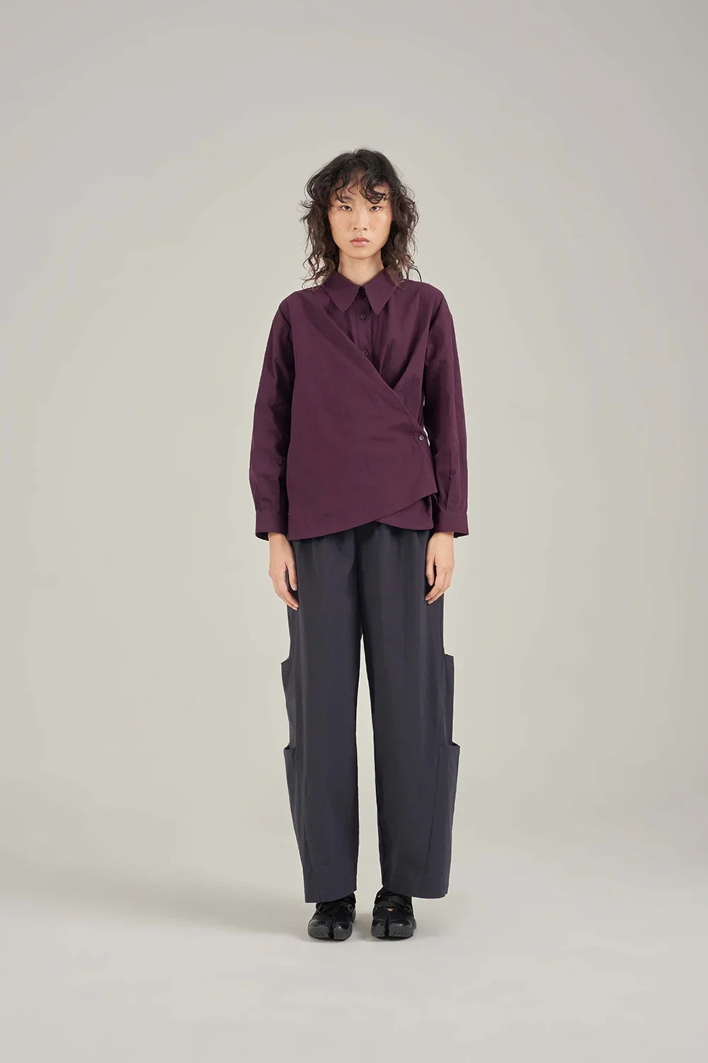 SABRINAGOH | Ira Wrap Shirt