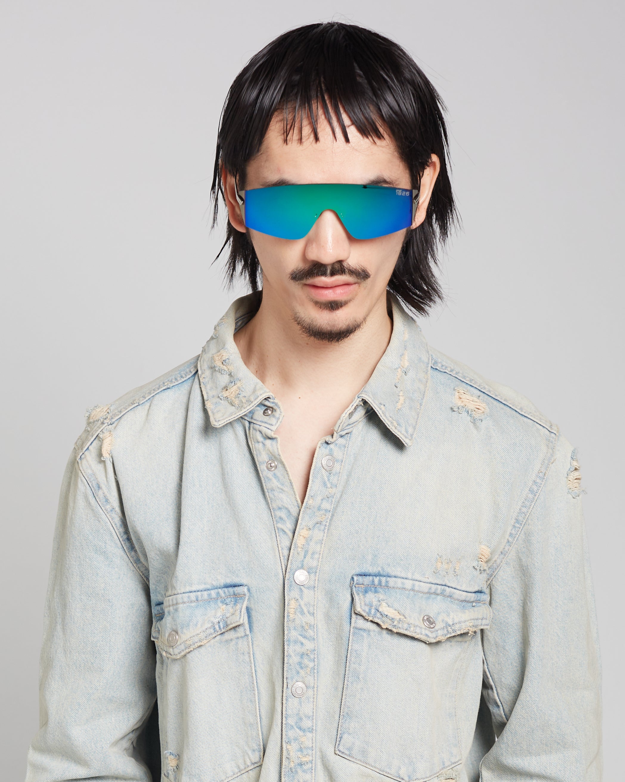 PROJECTWEAR | Eagan Sunglasses Silver/Green