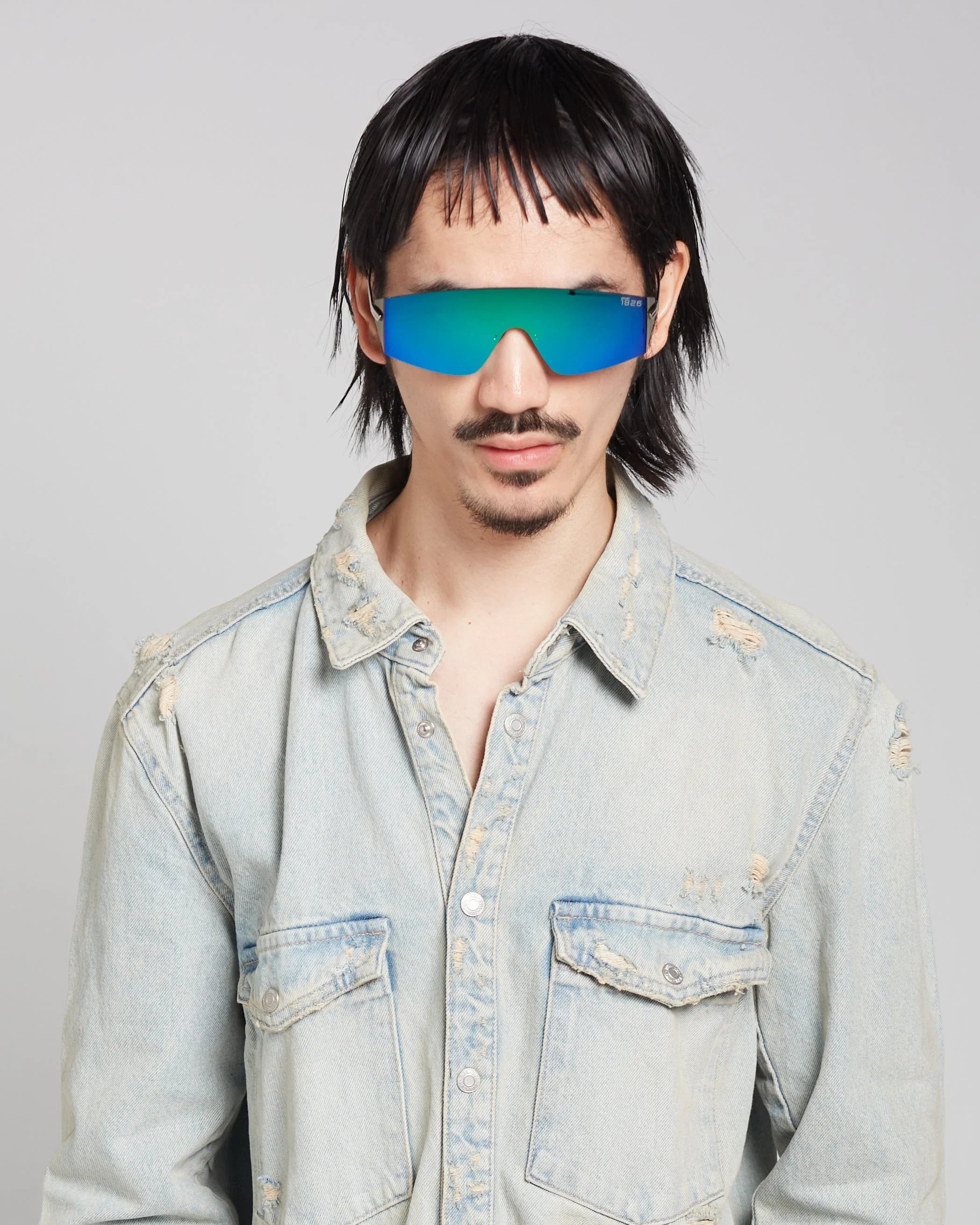 PROJECTWEAR | Eagan Sunglasses Silver/Green