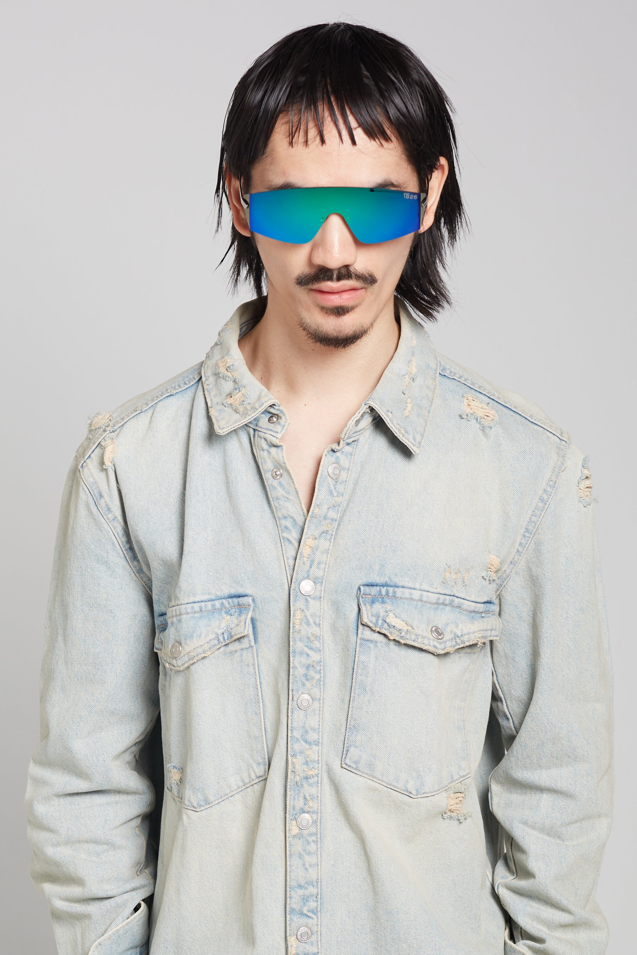 PROJECTWEAR | Eagan Sunglasses Silver/Green