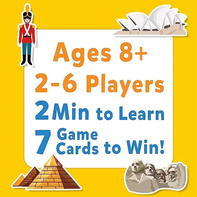 NIMBU | Skillmatics 'Guess in 10' Countries of the World Card Game of Smart Questions