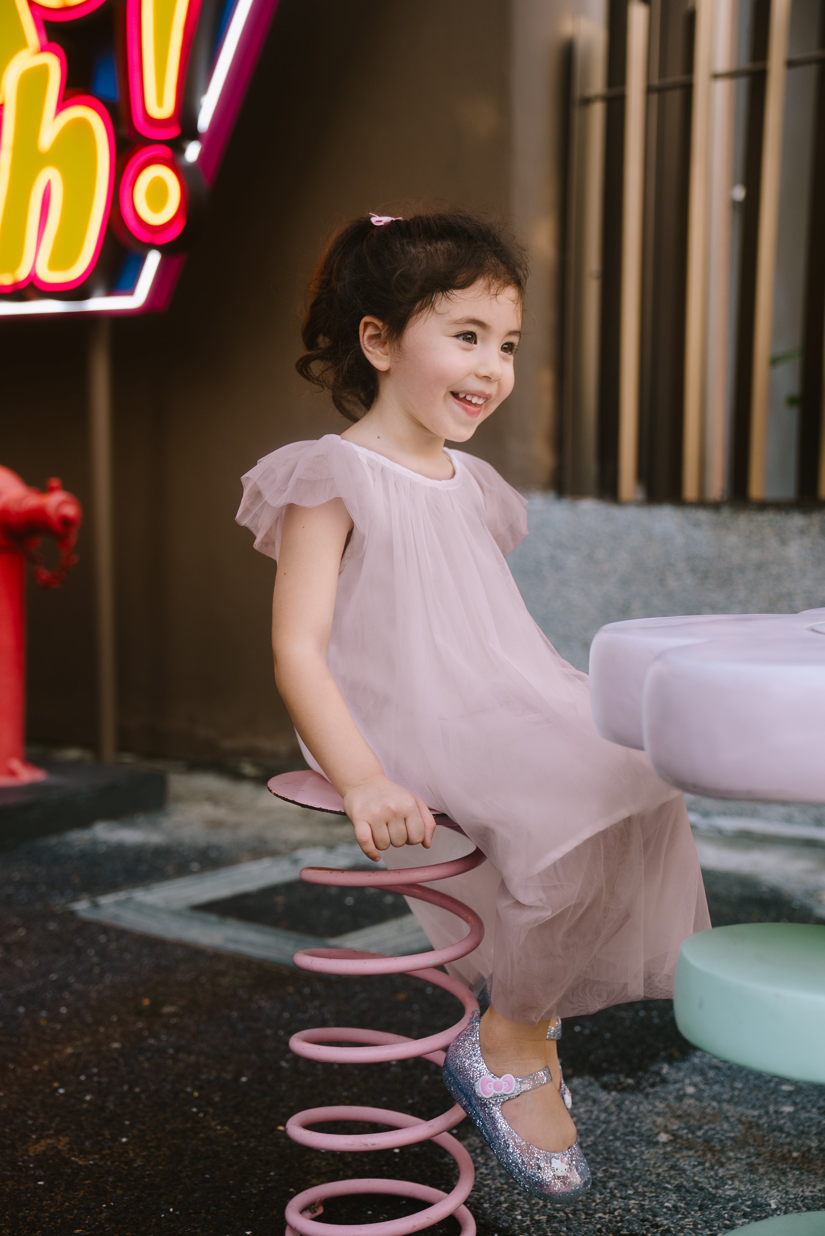 MAISON Q | Fairy Tulle Dress (Dusty Pink)