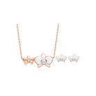 PEARLY LUSTRE | Top Grade Freshwater Pearl Set WS00120 | ORCHID