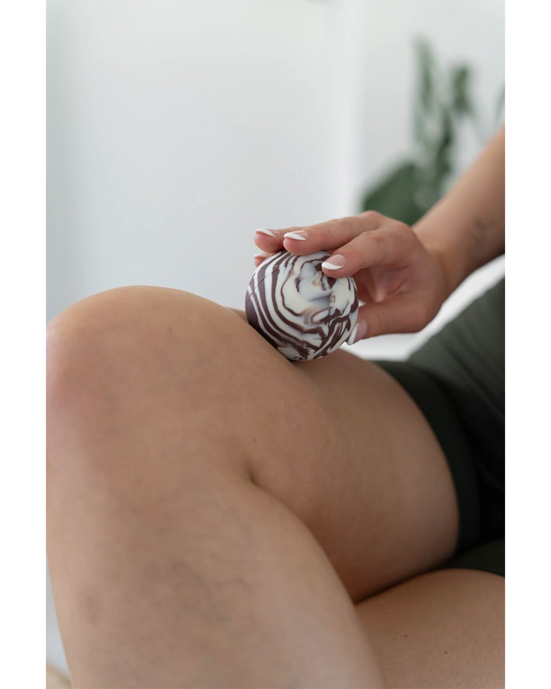 BAHE | Soothe & Restore Massage Ball - Cocoa Marble