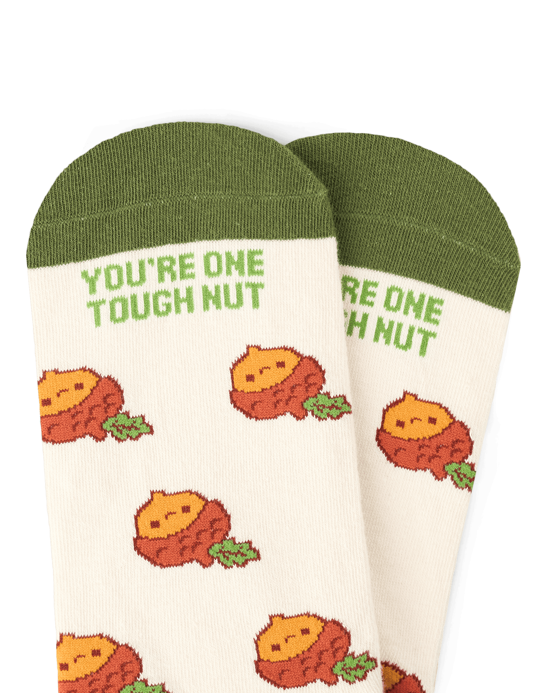 TALKING TOES | Tough Acorn Sock | Cream