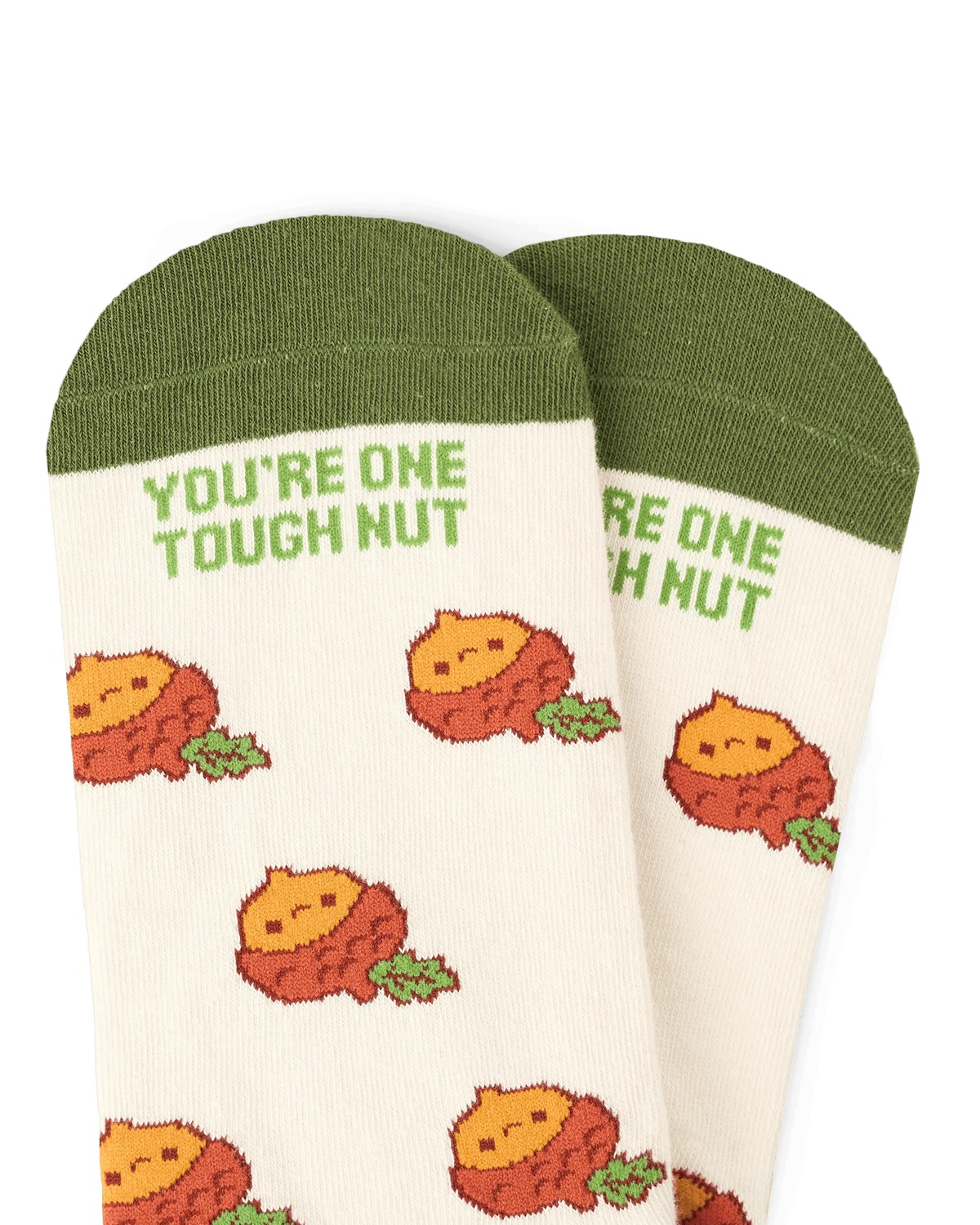 TALKING TOES | Tough Acorn Sock | Cream