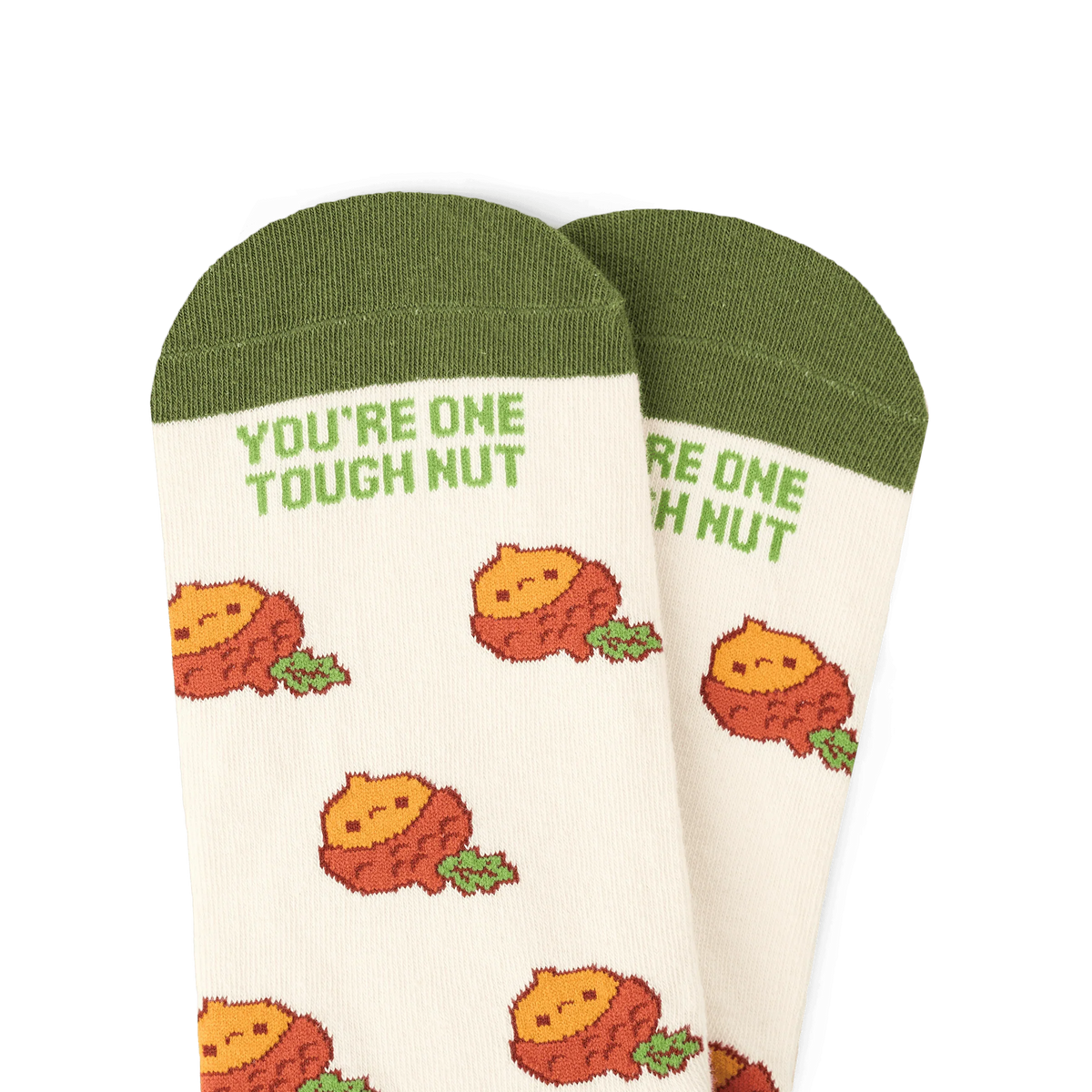 TALKING TOES | Tough Acorn Sock | Cream