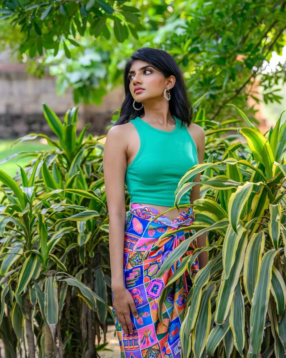 PHOTO PHACTORY | Jiwas Wrap Skirt | Heritage Mosaic Skirt