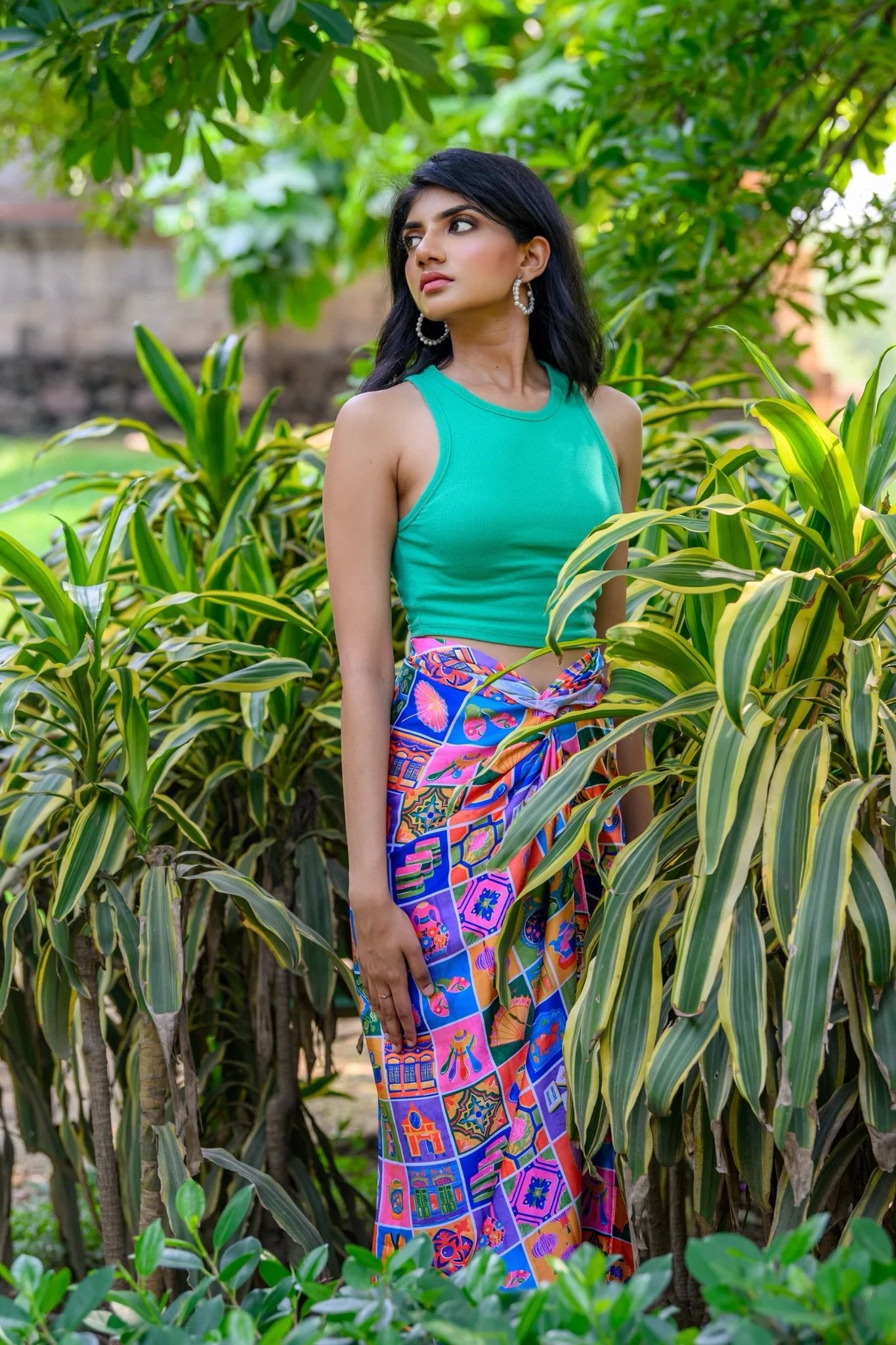PHOTO PHACTORY | Jiwas Wrap Skirt | Heritage Mosaic Skirt