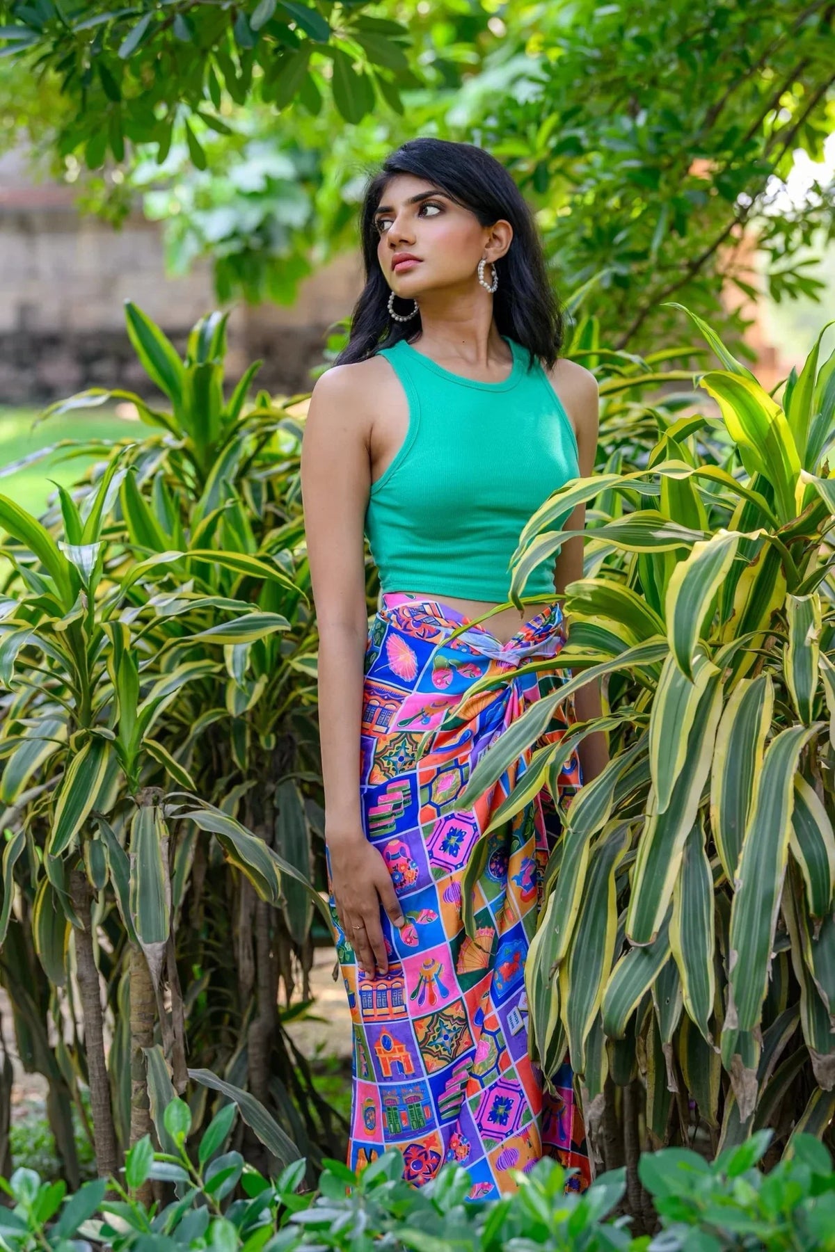 PHOTO PHACTORY | Jiwas Wrap Skirt | Heritage Mosaic Skirt