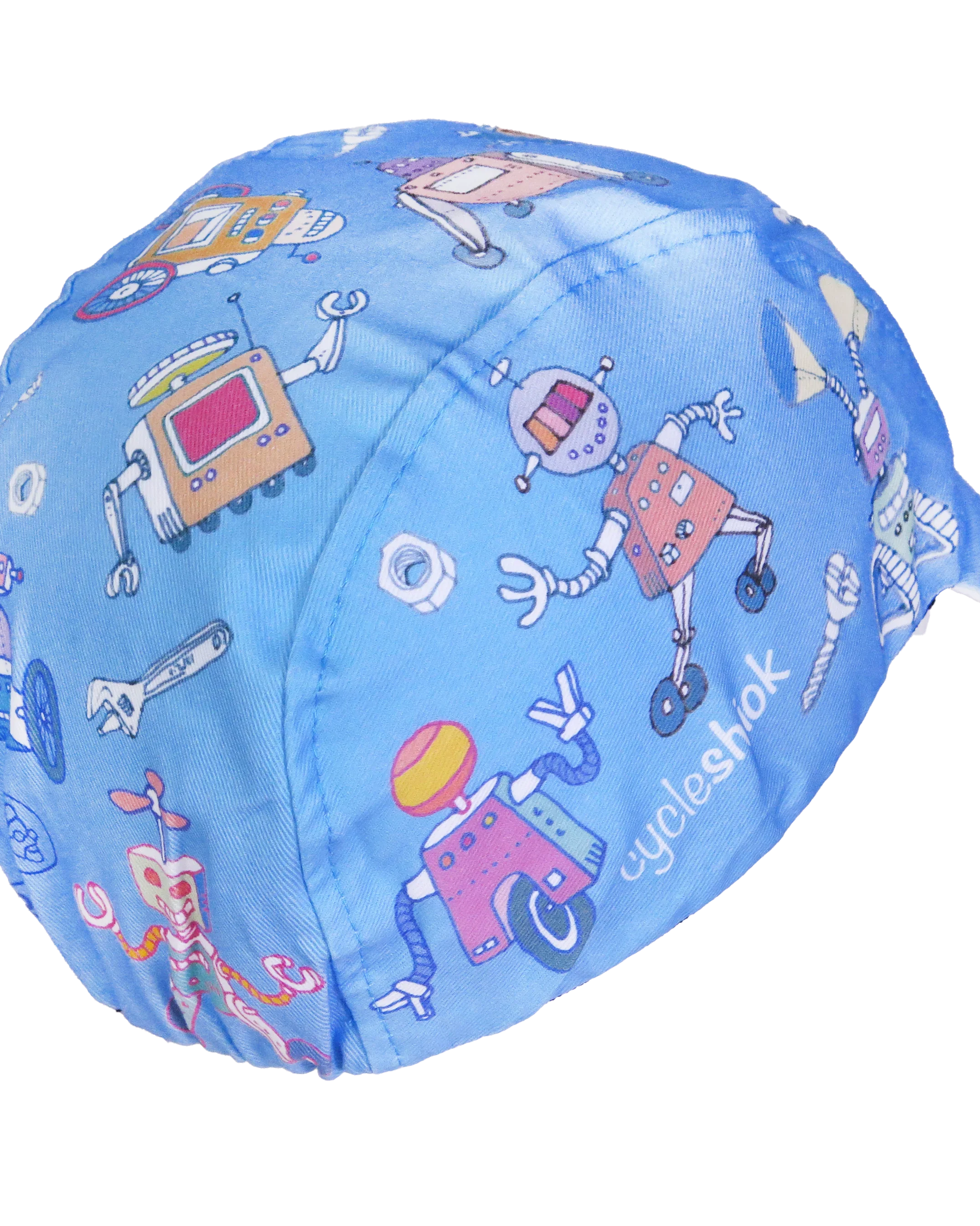 A DESIGN BY TAKACHYA | Faizal Caricatures x TKC Blue Robot Cycling Cap