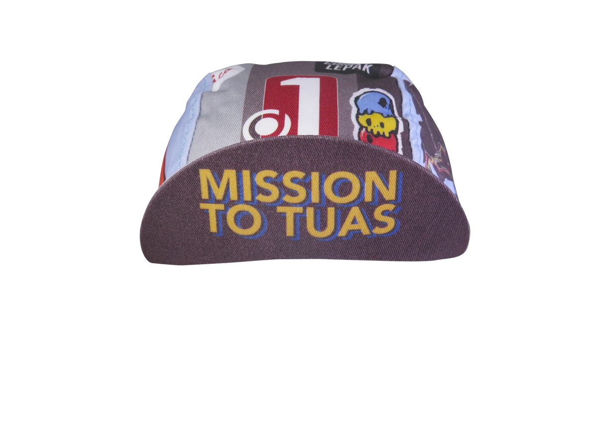 A DESIGN BY TAKACHYA | Cycling Cap - Mission to Tuas